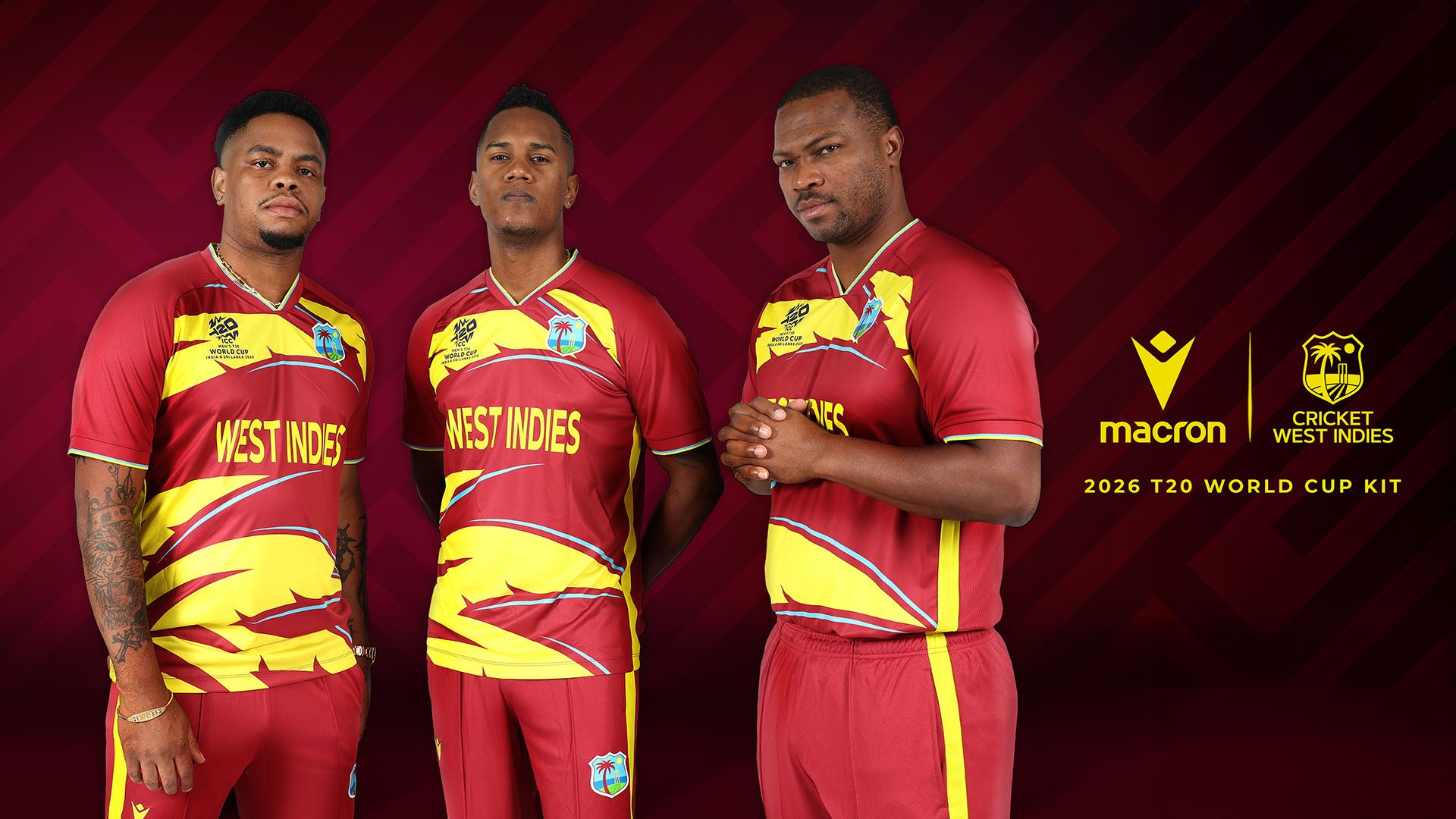 1920x1080 Cricket West Indies unveil the new ICC T20 World Cup 2026 kit