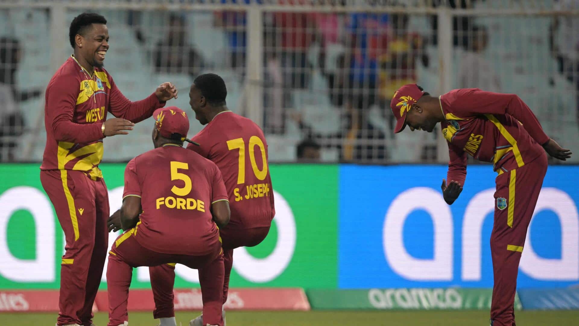 1920x1080 T20 World Cup West Indies down minnows Scotland: Stats