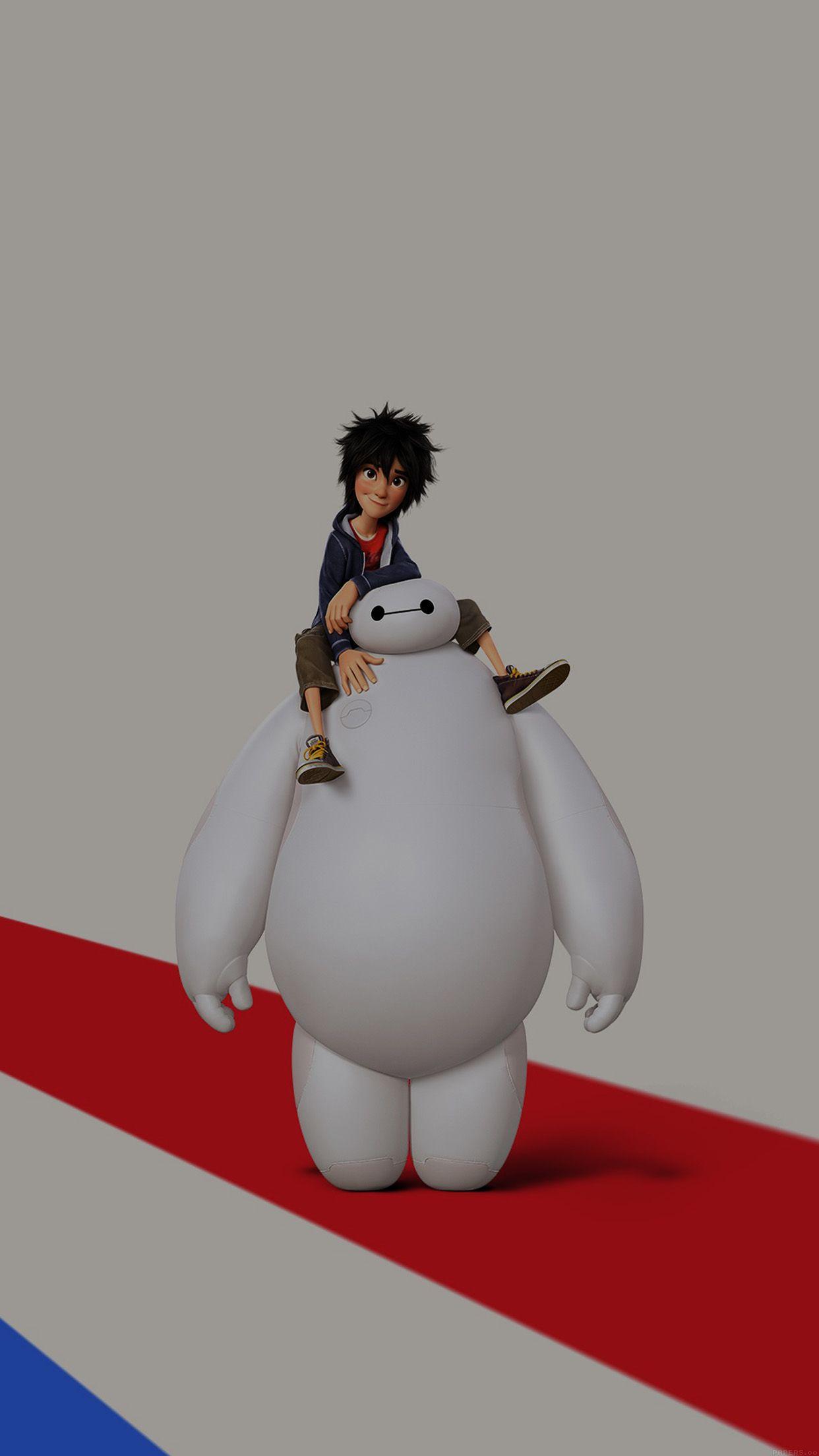 1242x2208 Big Hero 6 Cute Dark Disney Art Illust