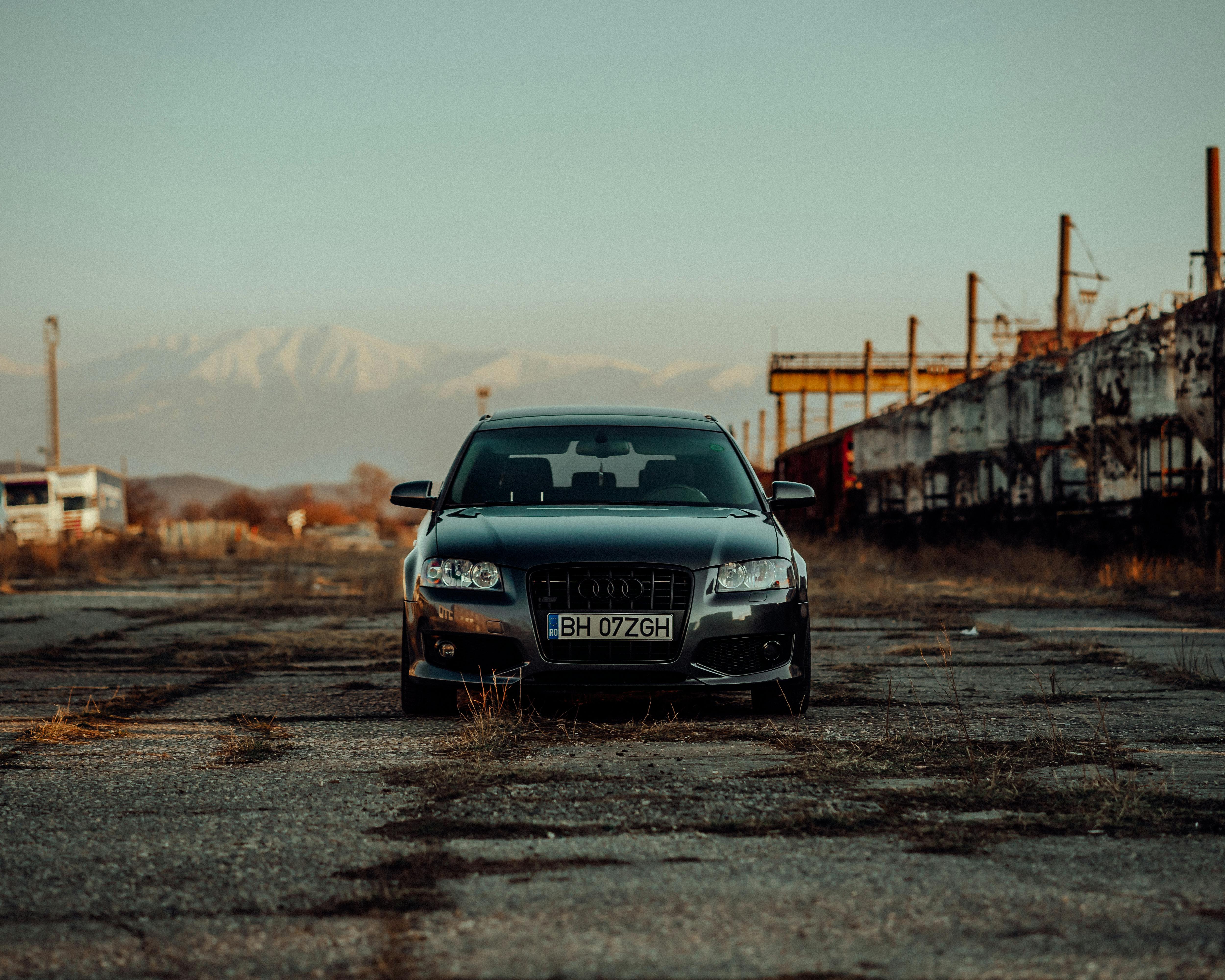 5000x4000 Audi A3 Parked on Unpaved Road · Free