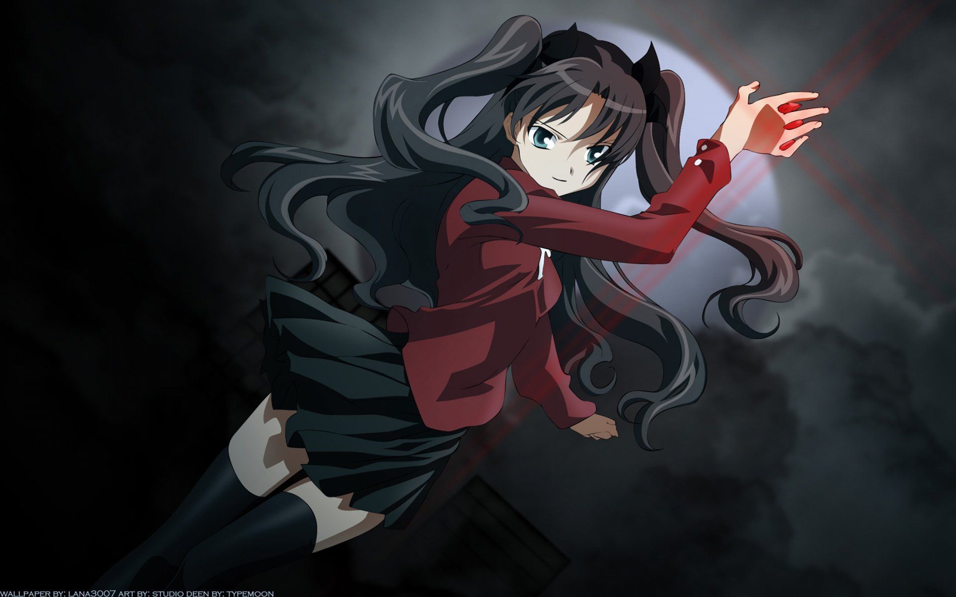 1920x1200 Rin Tohsaka: Arcane Resolve