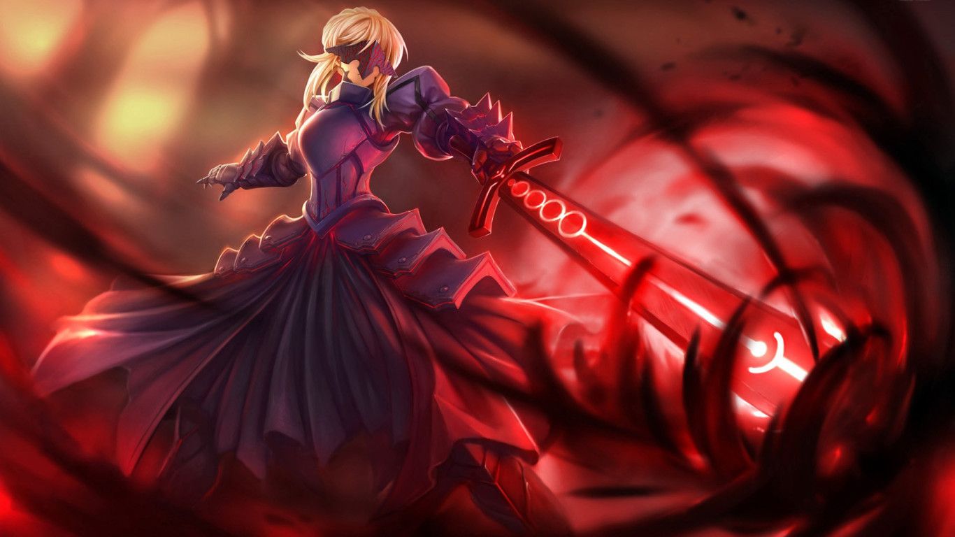 1366x768 Fate Stay Night Video Game Series High Definition Wallpaper 109235