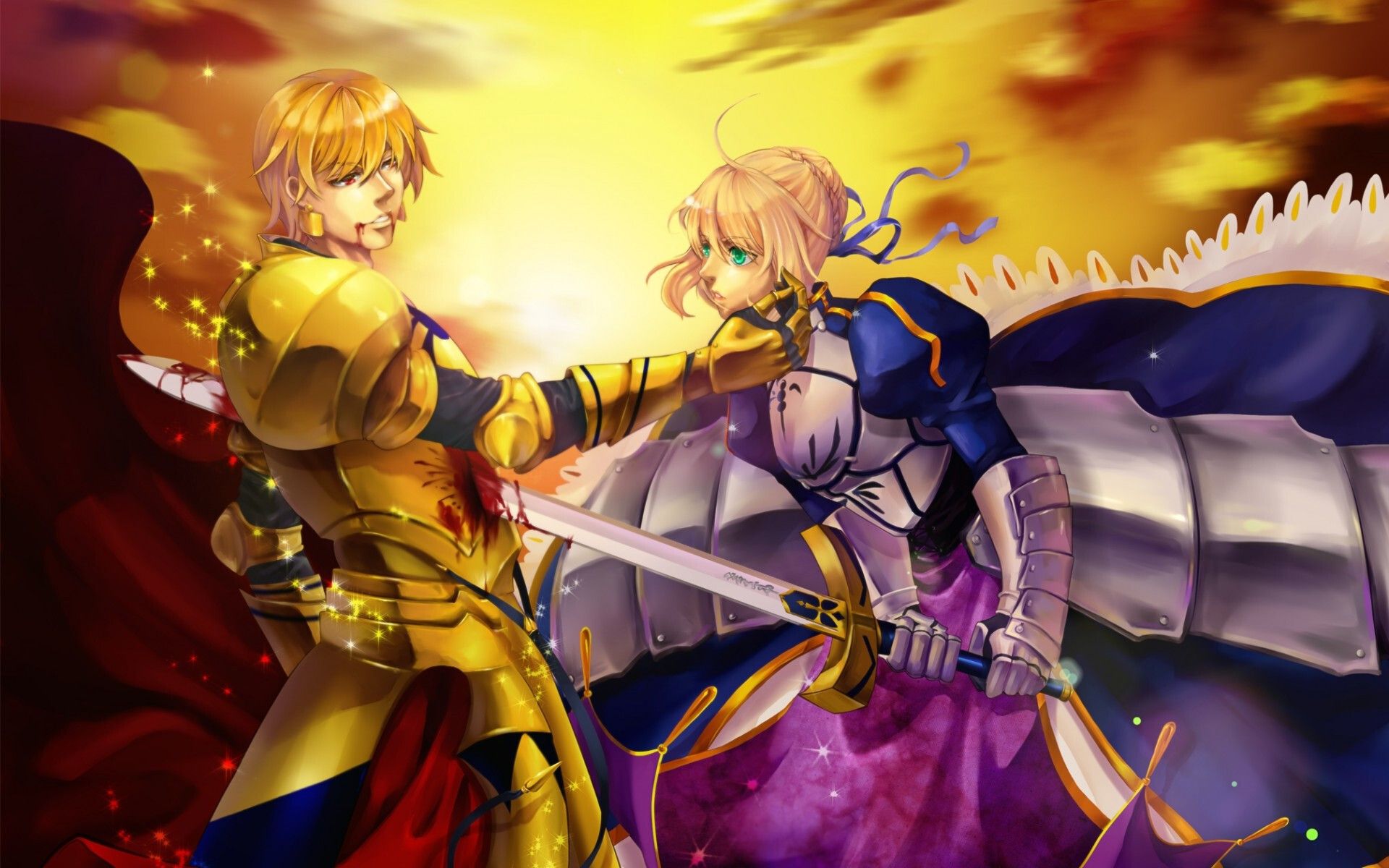 1920x1200 Gilgamesh (Fate Zero) Wallpaper