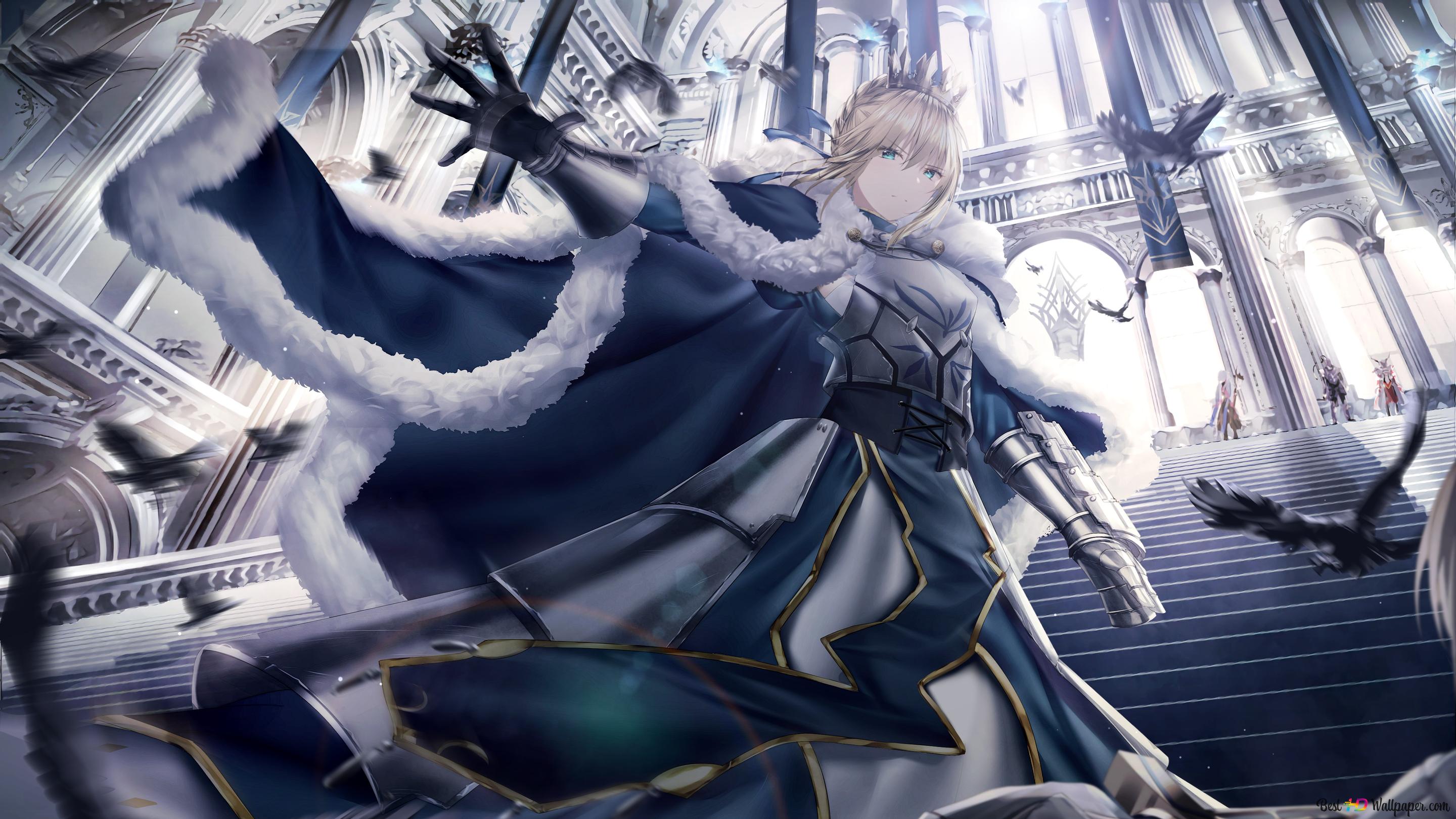 2880x1620 Fate Grand Order. Artoria Pendragon 4K Wallpaper Download