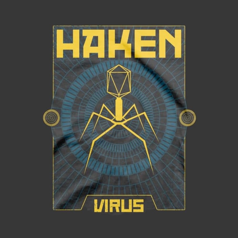 1000x1000 2Bhip Haken Band Virus Men's Short Sleeve T Shirt Progressive Metal Vintage Style Graphic Tees : Clothing, Shoes & Jewelry