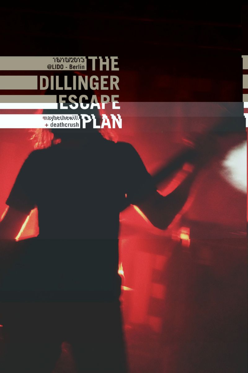 800x1200 the Dillinger Escape Plan live in Berlin 2013 (24). Image - Behance