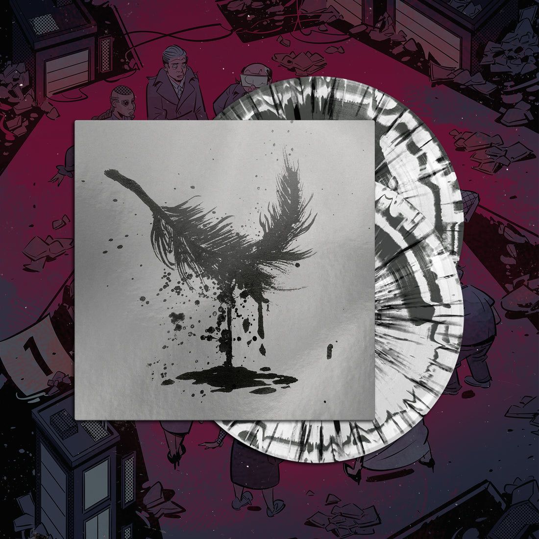 1100x1100 The Dillinger Escape Plan - 'One of Us Is the Killer' 2xLP Silver + w