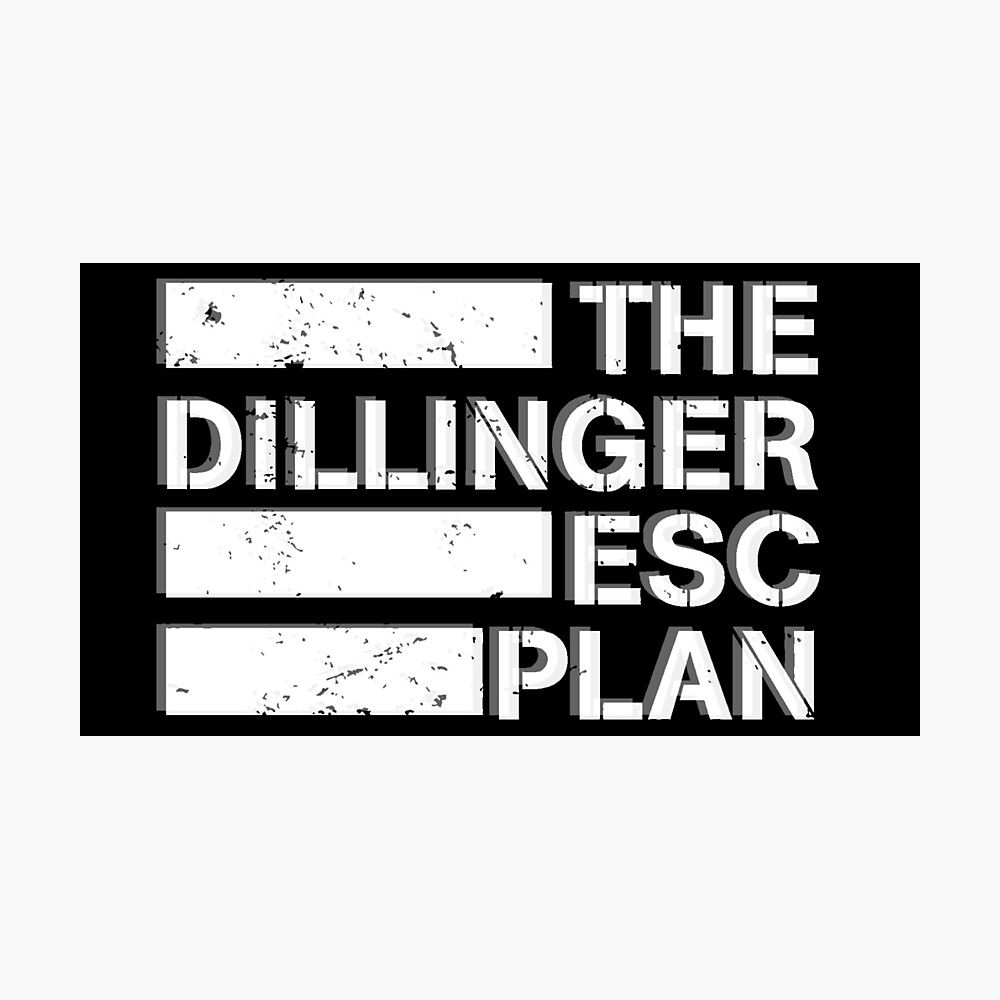1000x1000 The Dillinger Escape Plan Flag With Shadows Poster By Foozer X CJ