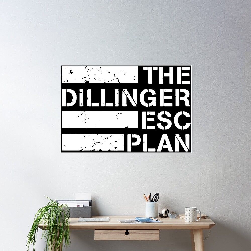 1000x1000 The Dillinger Escape Plan Poster