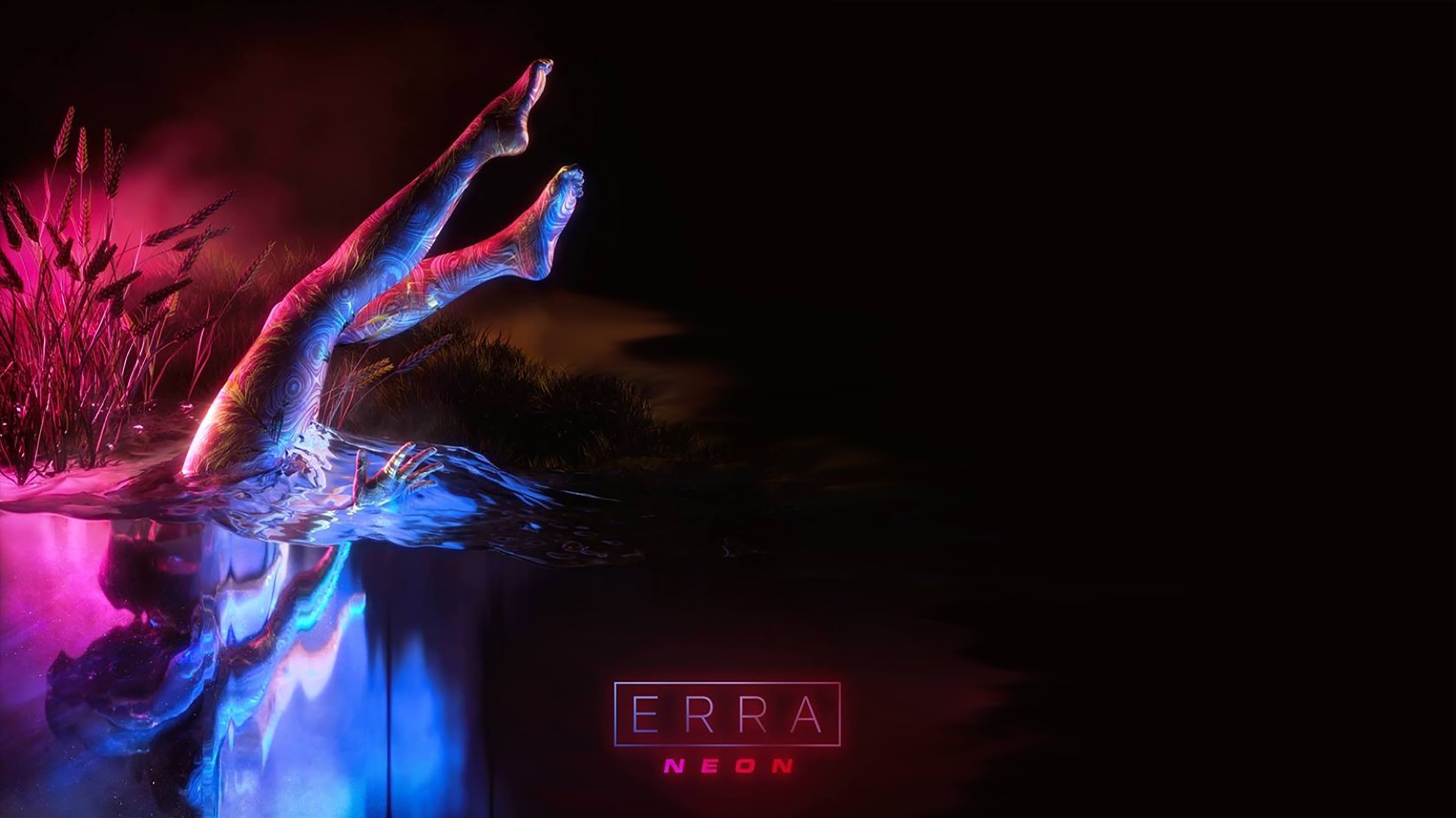 3840x2160 Created an ERRA Neon Wallpaper