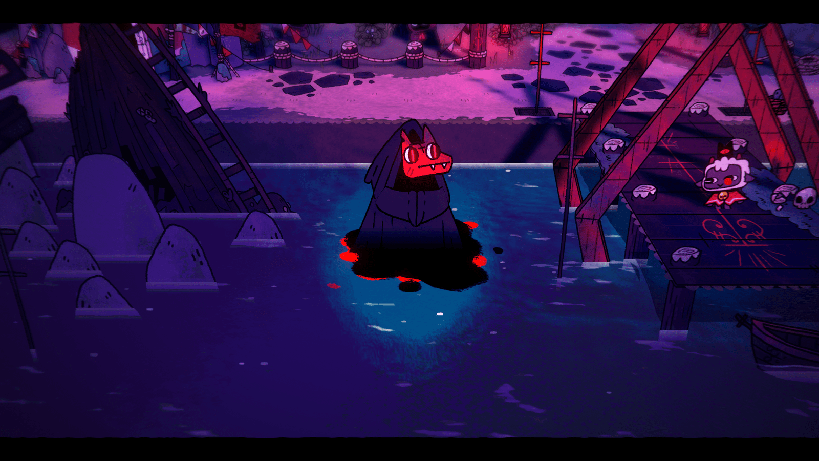 1600x900 Hidden moons, evil fox guide in Cult of the Lamb