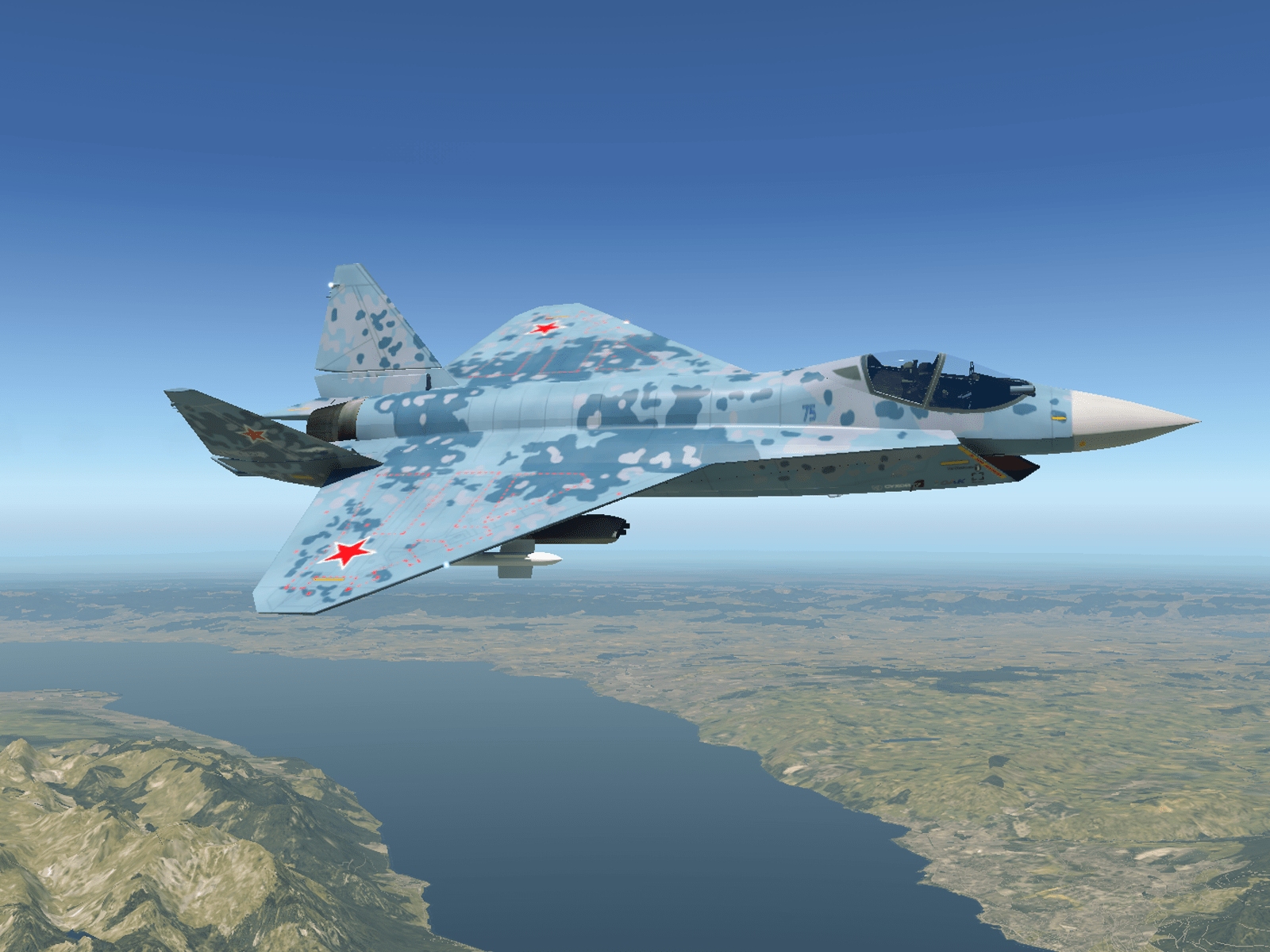 1600x1200 Sukhoi Su 75 Checkmate Wallpaper