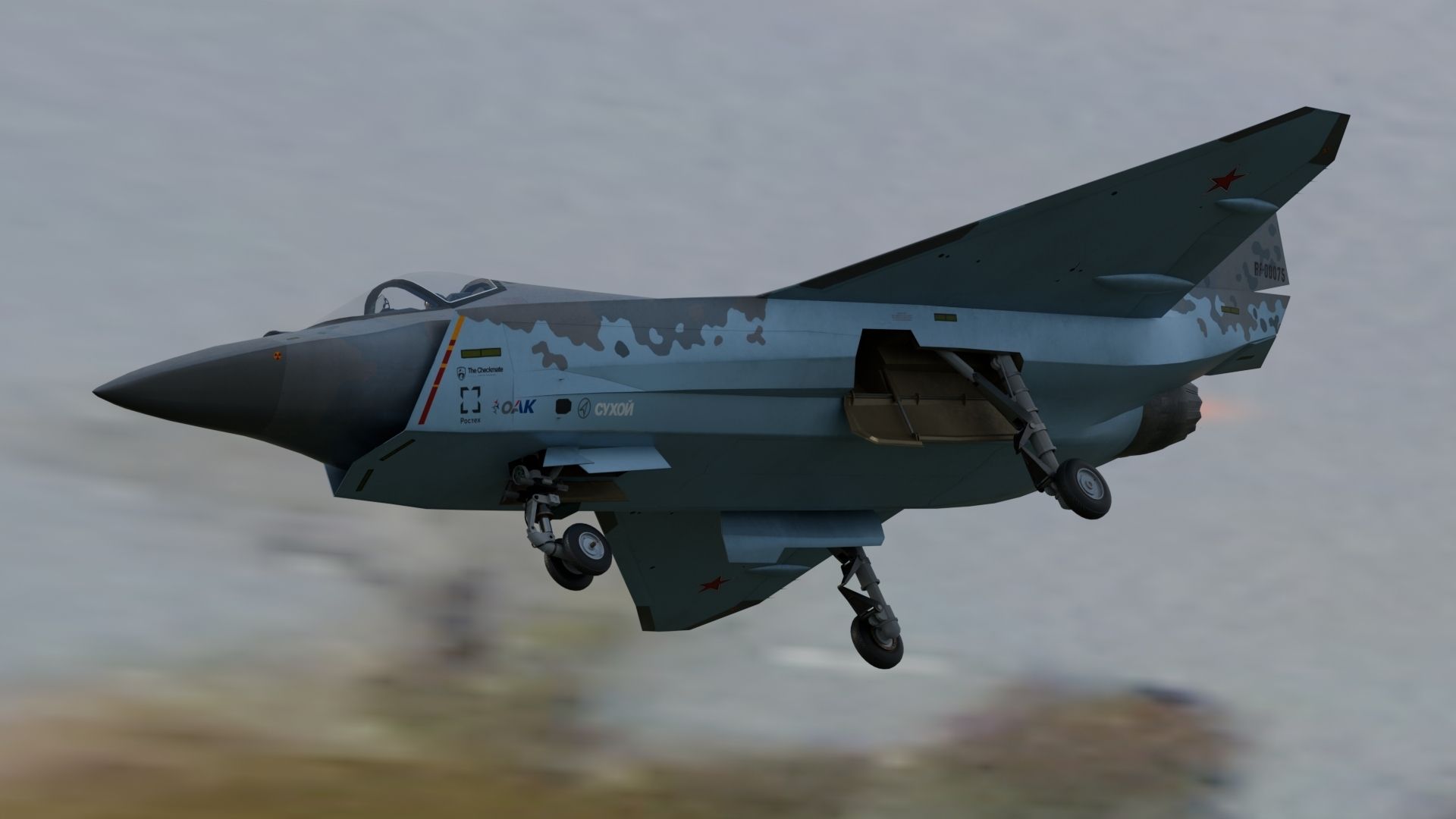 1920x1080 ✈️ SU 75 Checkmate With Cockpit Rigged High Resolution Textures・ 3D File For ・Cults