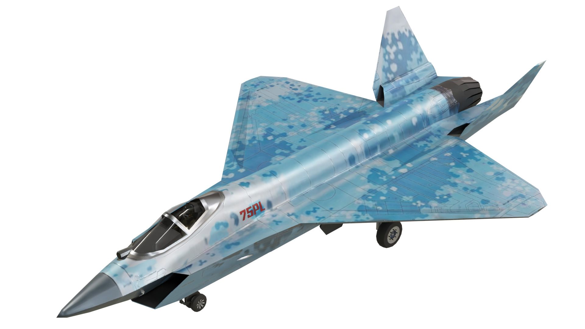 1920x1080 Sukhoi SU 75 Checkmate (formerly Blender Market)