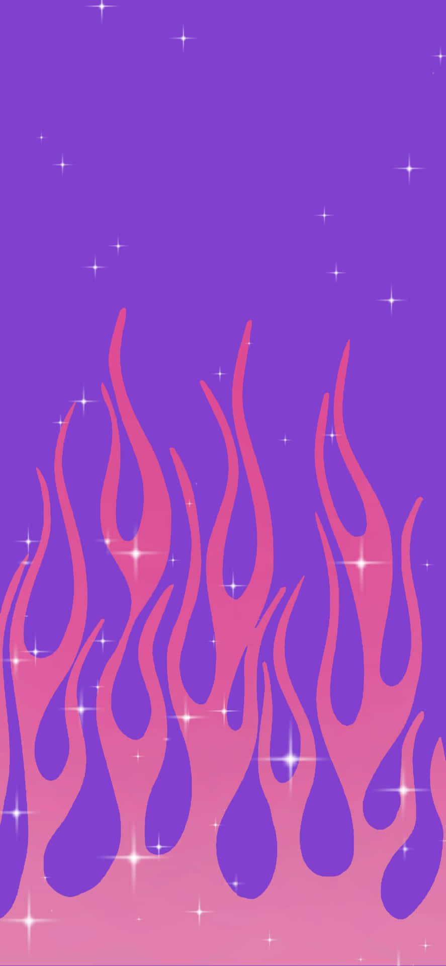 887x1920 Flame Wallpaper