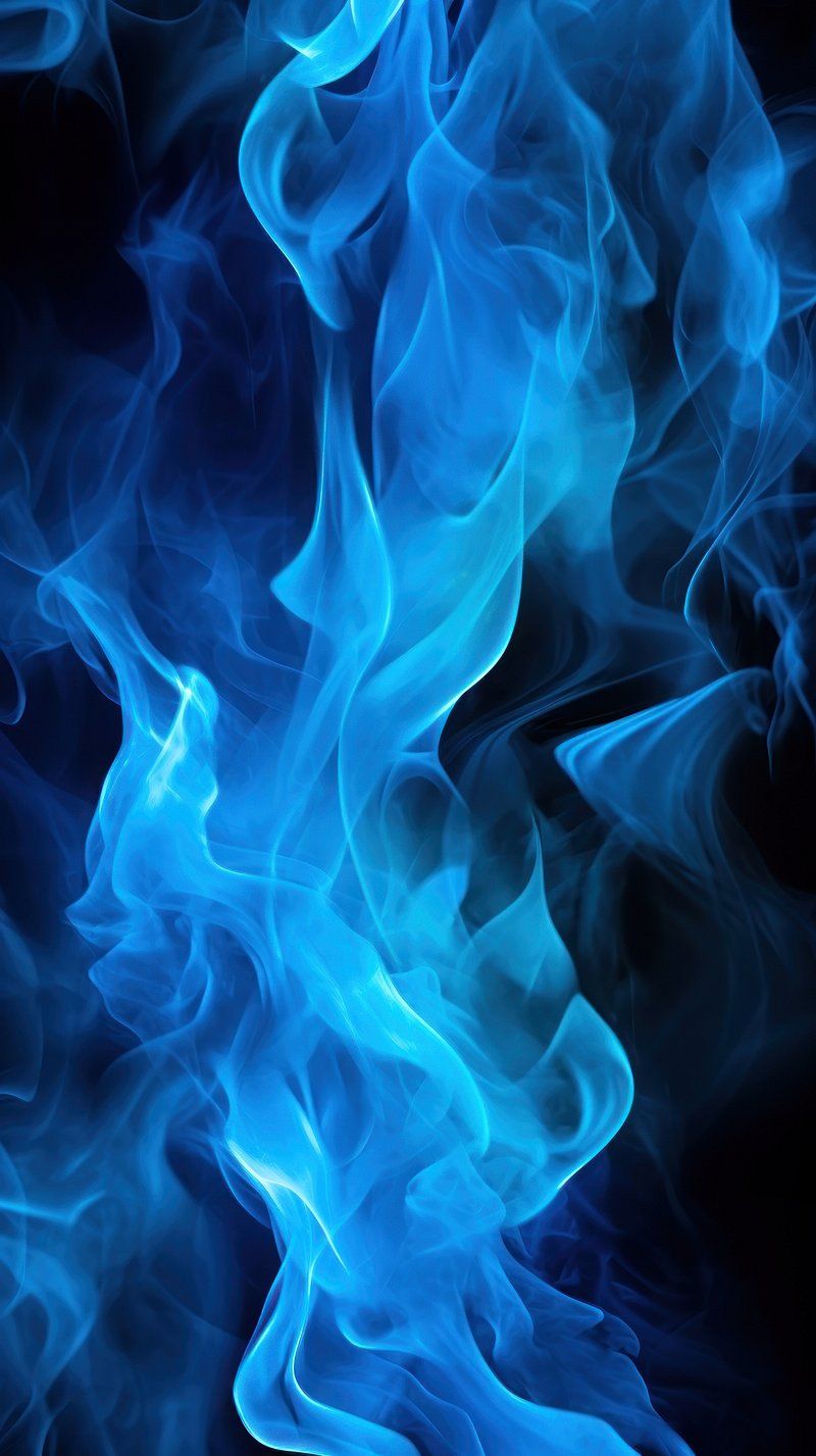 800x1427 Blue Fire Wallpaper Image Wallpaper