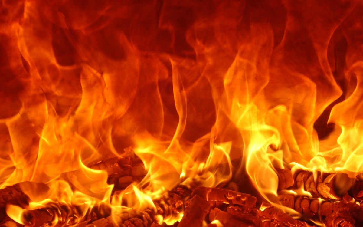 1200x750 Wallpaper Fire in The Middle of a Fire, Background Free Image