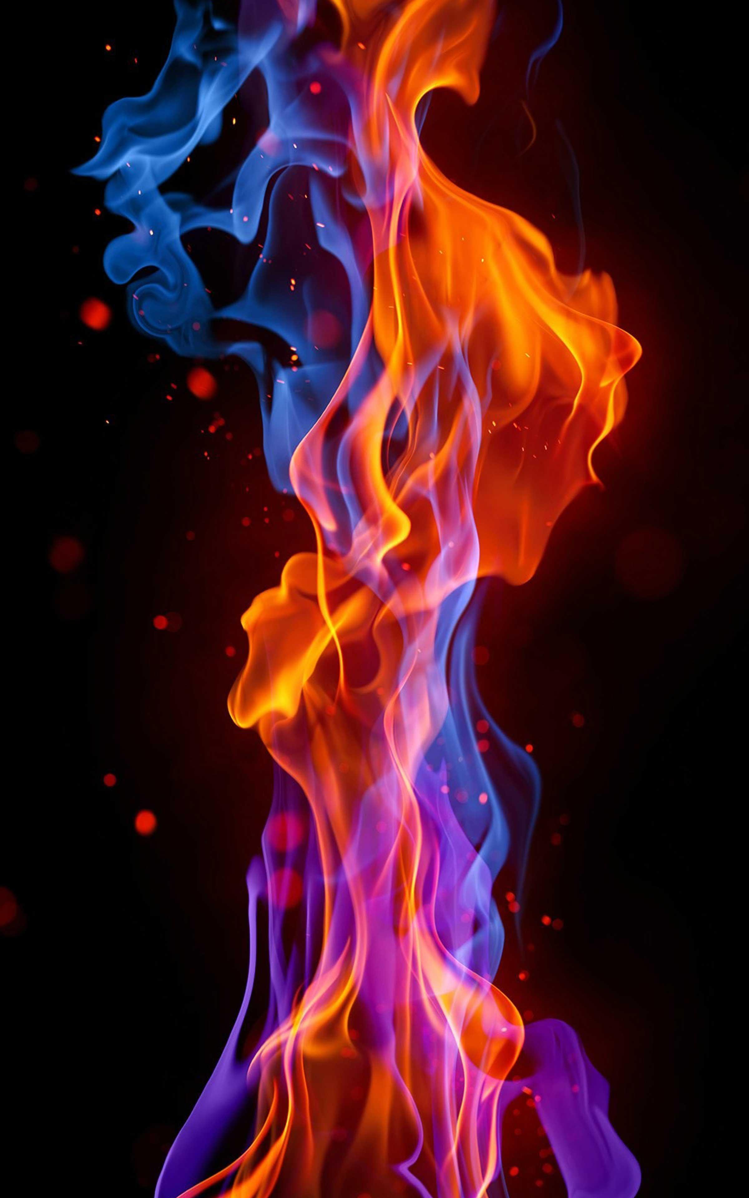 2400x3840 Fire Wallpaper