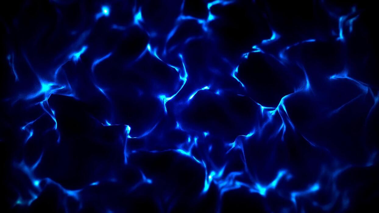 1244x700 Blue flames on black background