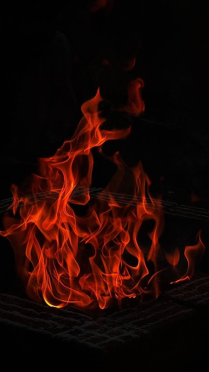800x1422 Dark fire, best, blackbaground, classic, flame, gaming, new, trending, HD phone wallpaper