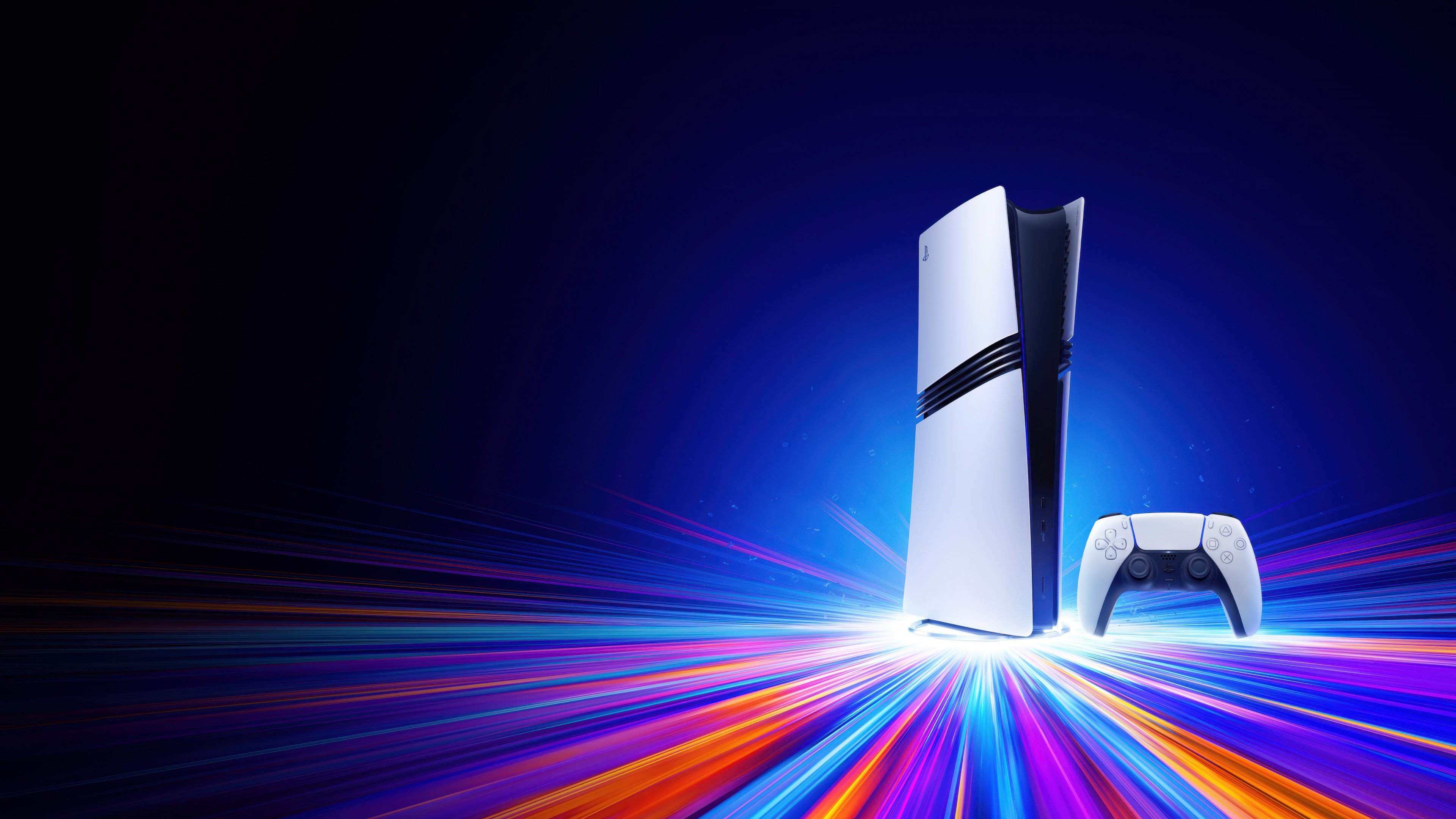 3840x2160 PlayStation 5 Pro Wallpaper 4K, Gaming console, 5K