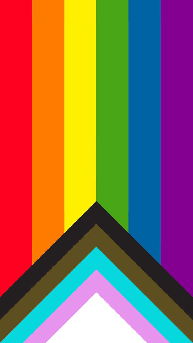 736x1308 Progress Pride Flag Phone Wallpaper