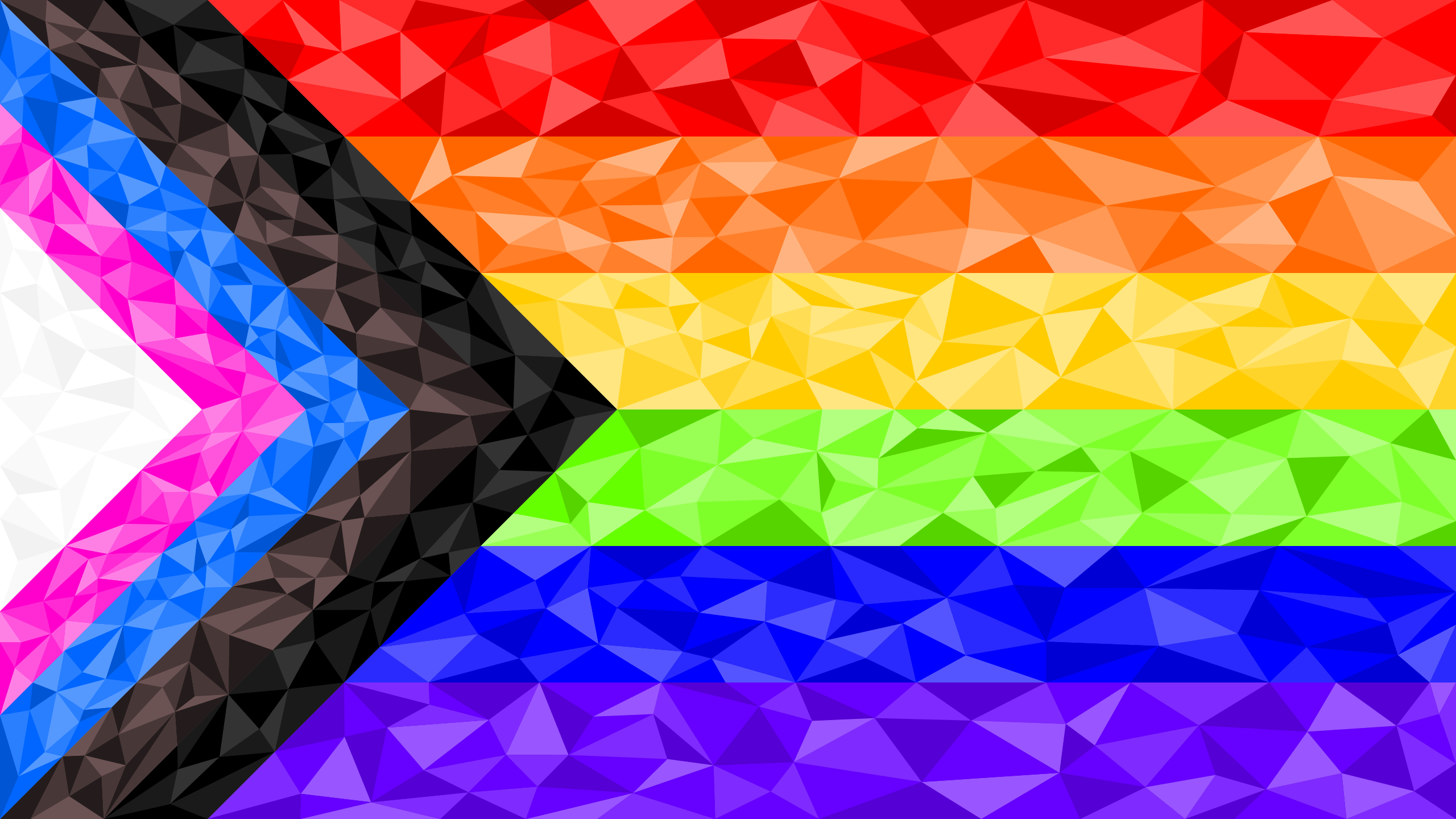 2560x1440 I made a Progress Flag Wallpaper [2560x1440]