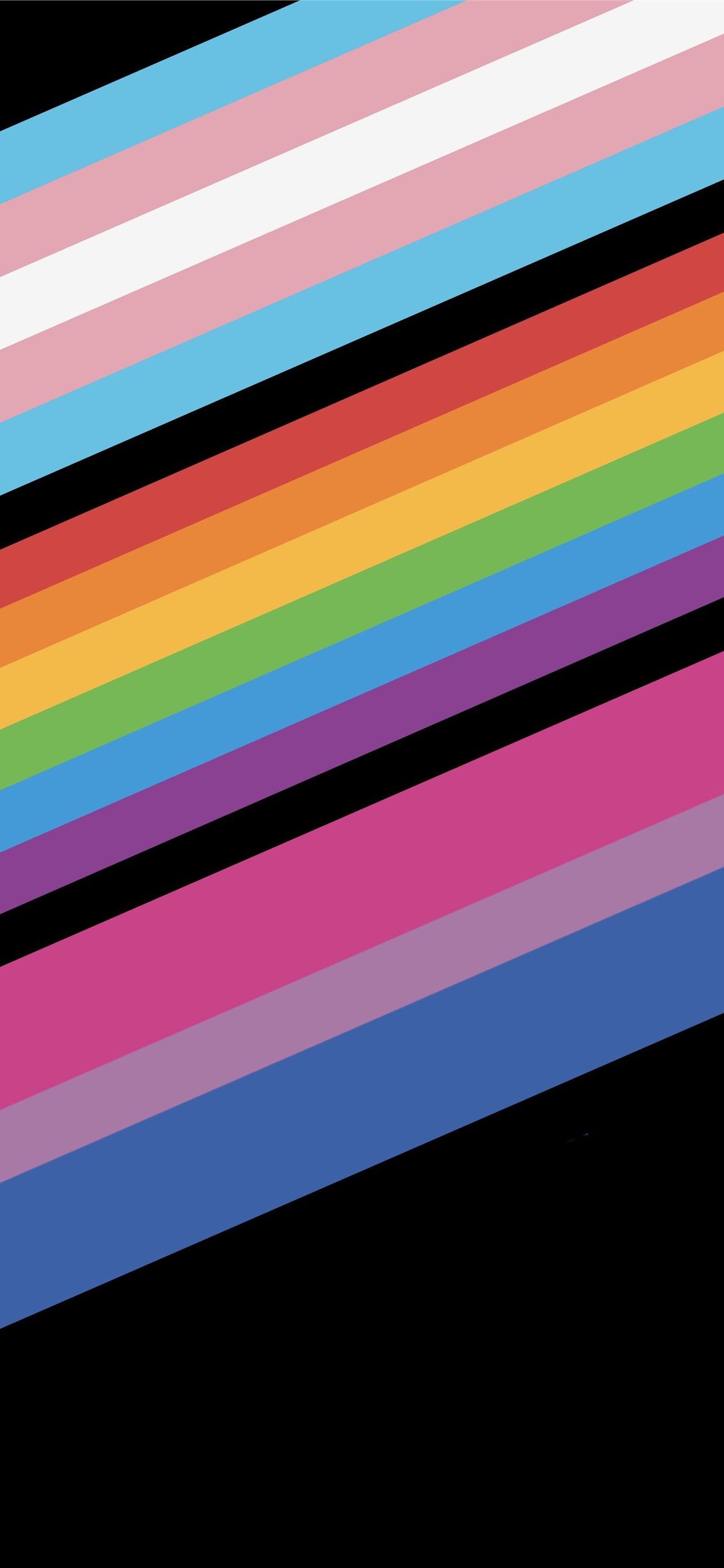 1284x2778 rainbow flag iPhone Wallpaper Free Download