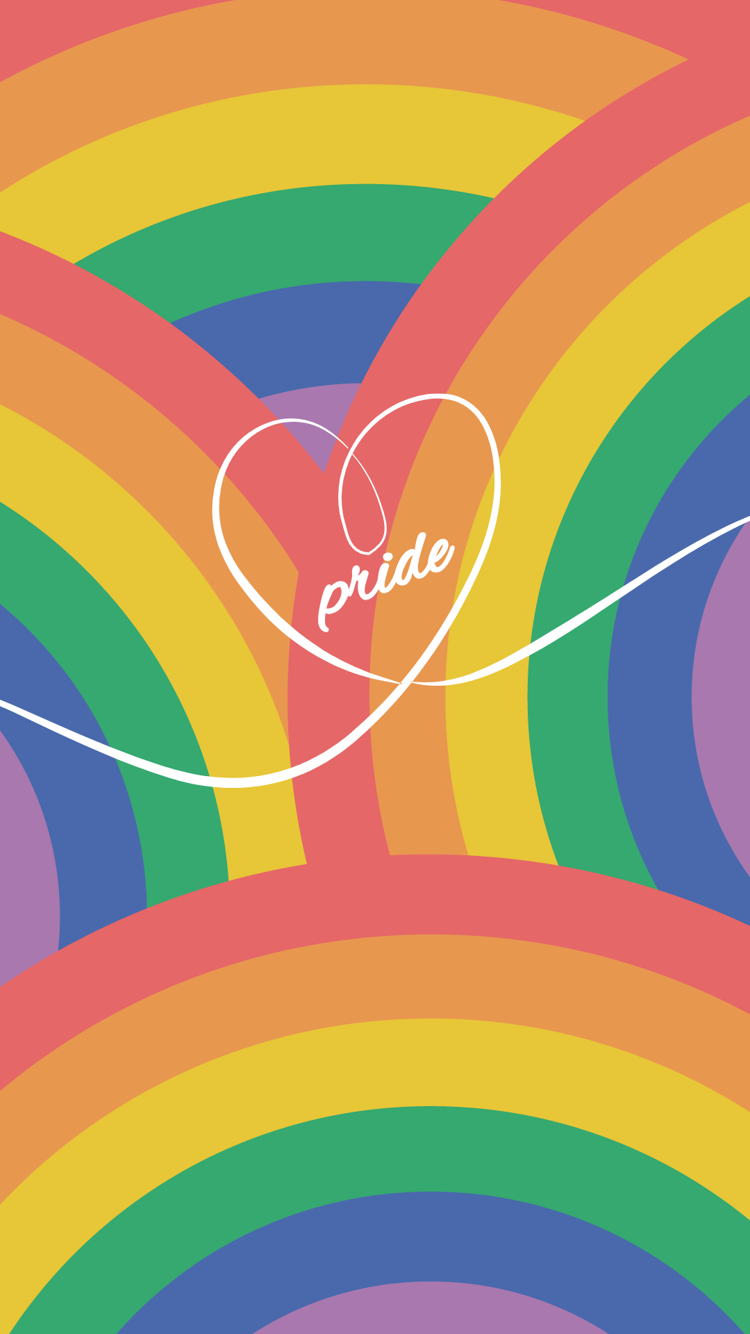 1080x1920 Free Pride Month Phone Background Template to Edit Online