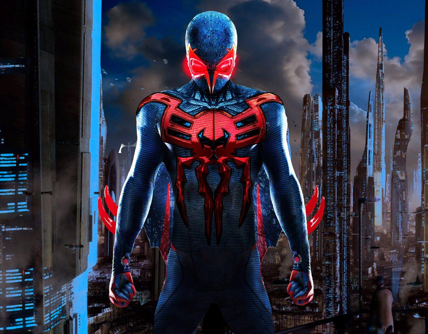 Самого последнего человека паука. Мигель Охара. Человек-паук 2099 фото. Новый человек паук.