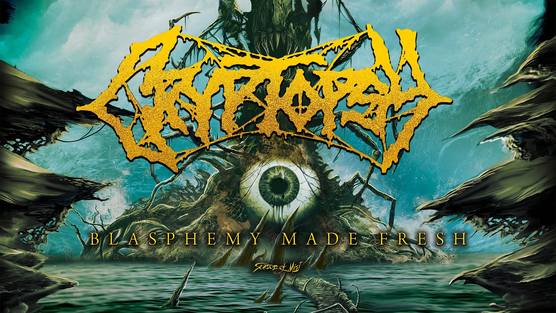 1920x1080 CRYPTOPSY Release Blasphemy Made Fresh Medley In Honour Of Debut Album's 30th Anniversary; Visualizer