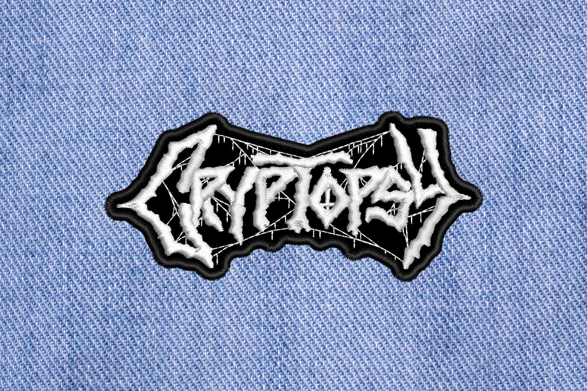 2000x1334 Cryptopsy, Embroidered Sew on Patch