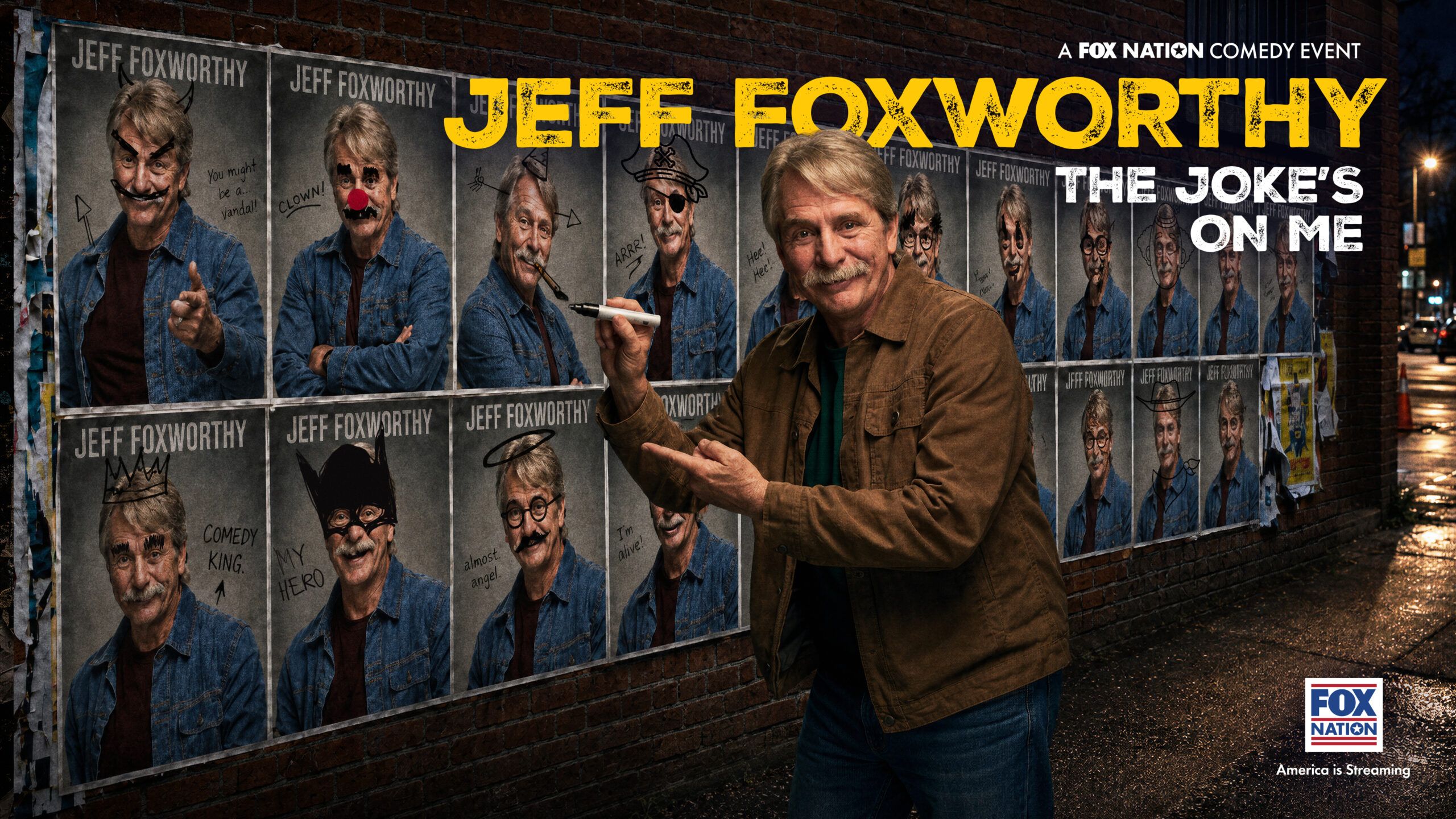 2560x1440 Jeff Foxworthy Heads To FOX Nation With New Stand Up Special 'The Joke's On Me'. Cord Cutters News