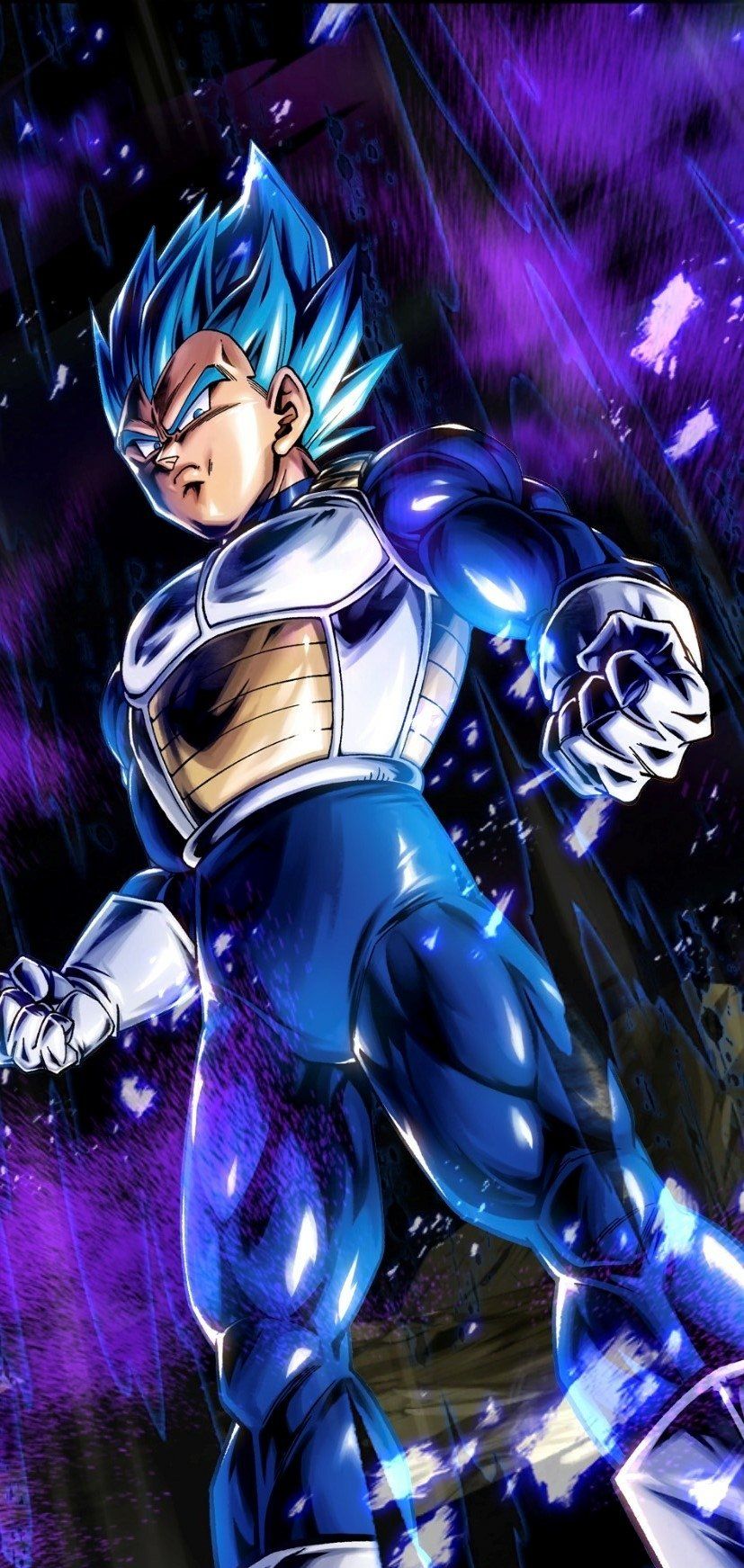 827x1743 Vegeta Blue: Dragon Ball Phone Wallpaper