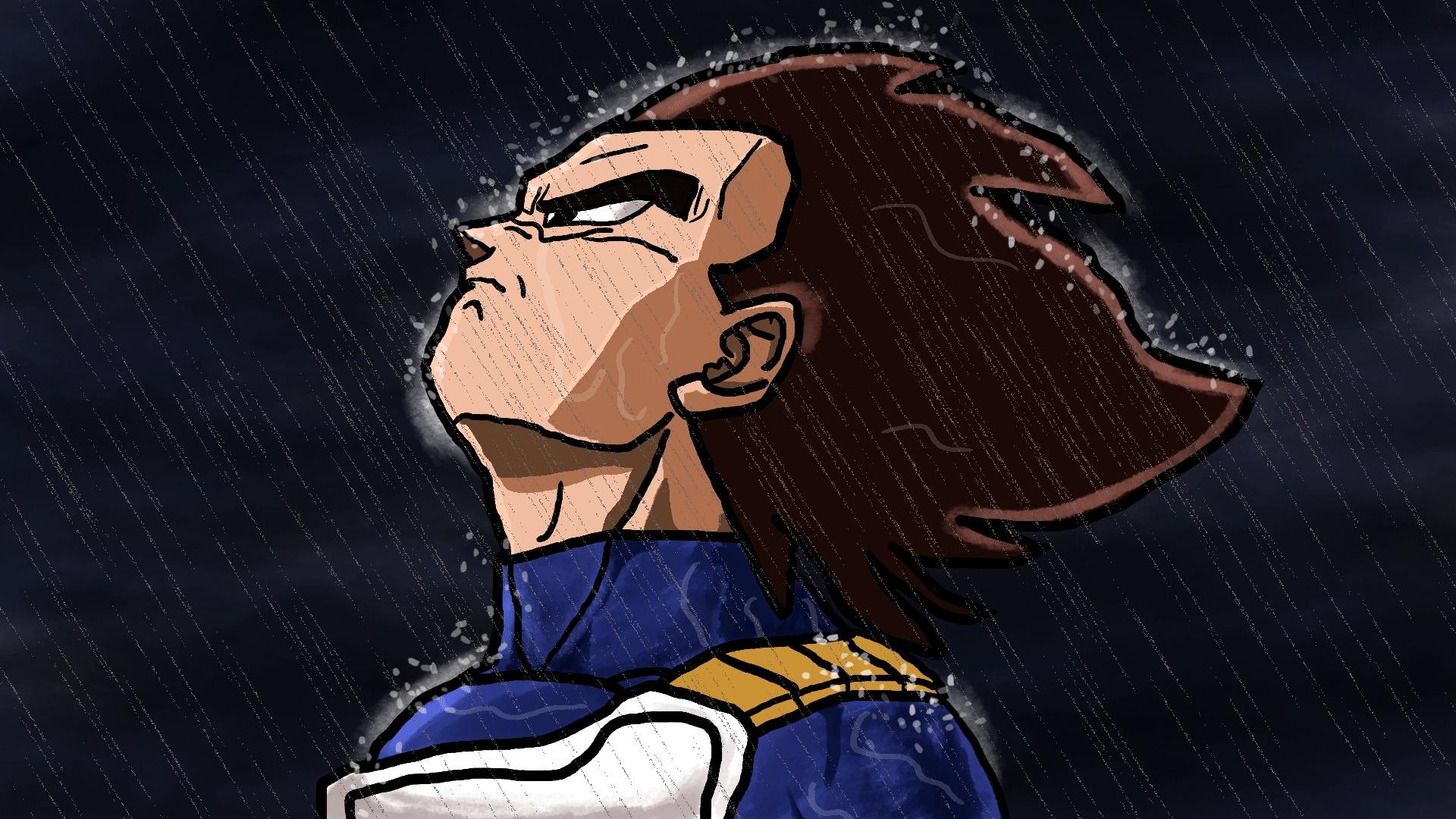 1920x1080 My Vegeta fan art