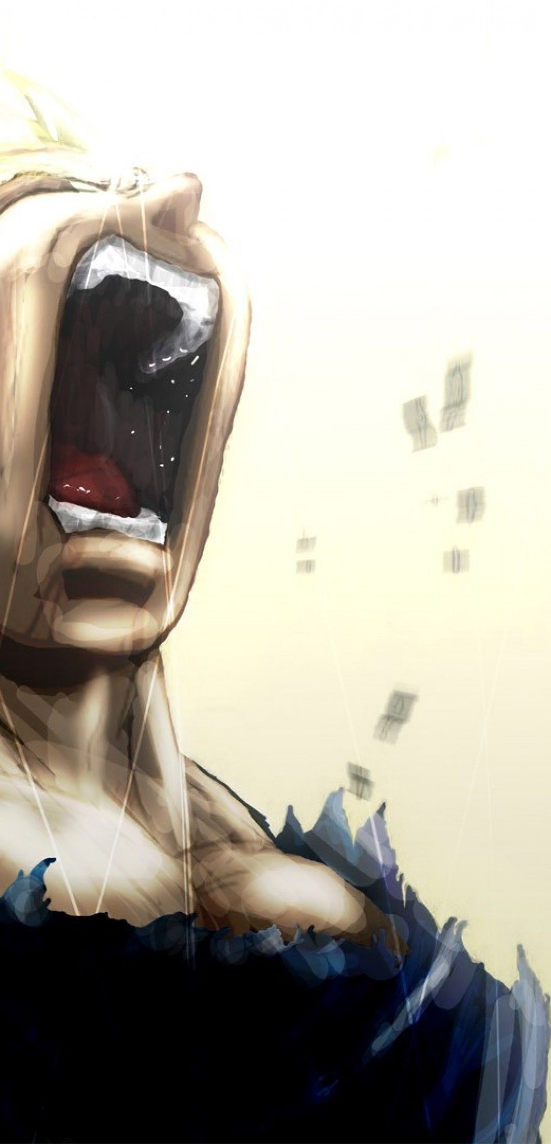 1080x2240 Sad Vegeta Wallpaper
