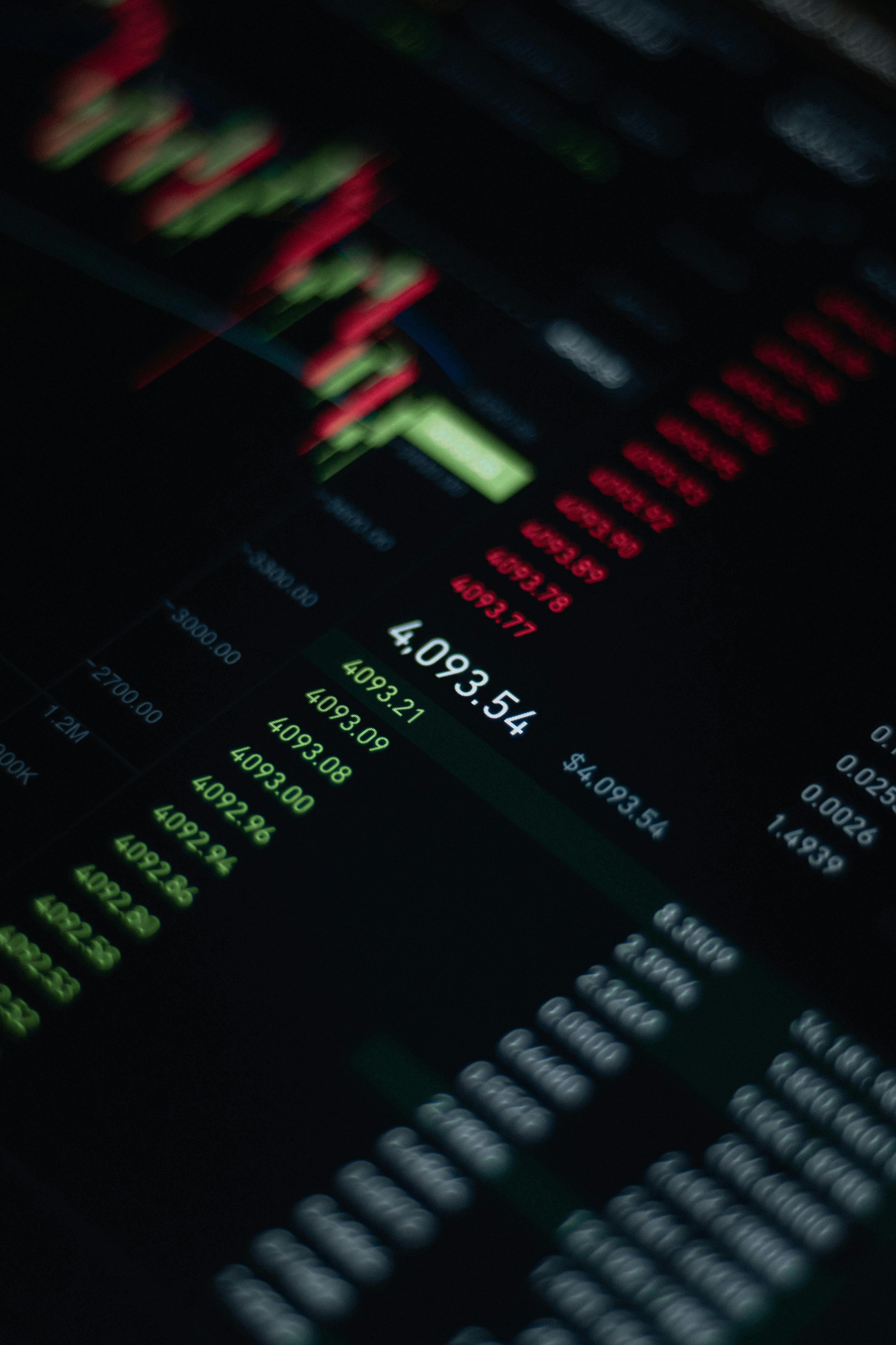 3911x5867 Black Green and Text in the Screen · Free