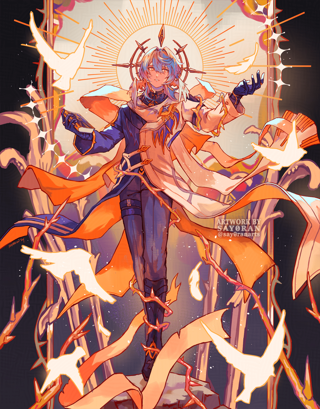 1080x1381 Honkai Star Rail Sunday Print 11x14