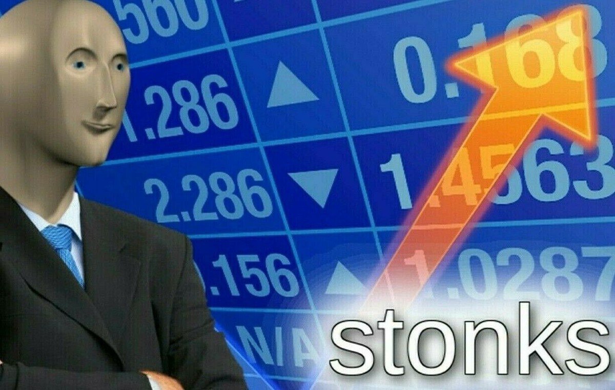 1200x760 Stonks Meme Stocks Wall Street Invest USA Wall Print Photo Poster Stocks