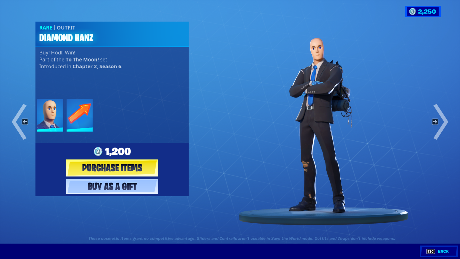 1600x900 Fortnite Makes Stonks Meme Guy A Diamond Hanz Skin For April Fools' Day
