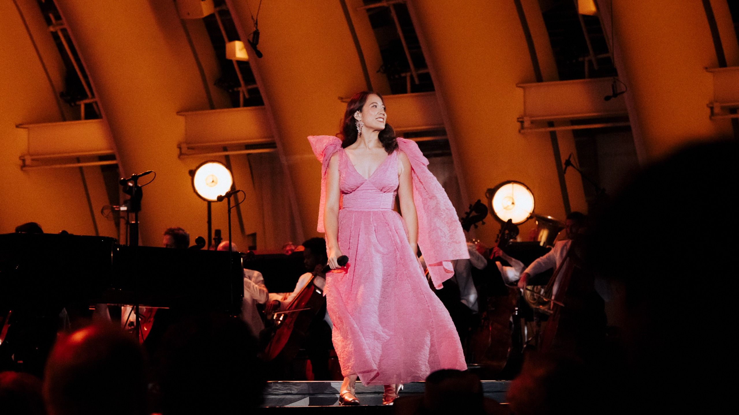 2560x1440 Laufey's A Night at the Symphony: Hollywood Bowl Movie Review 88.5 FM