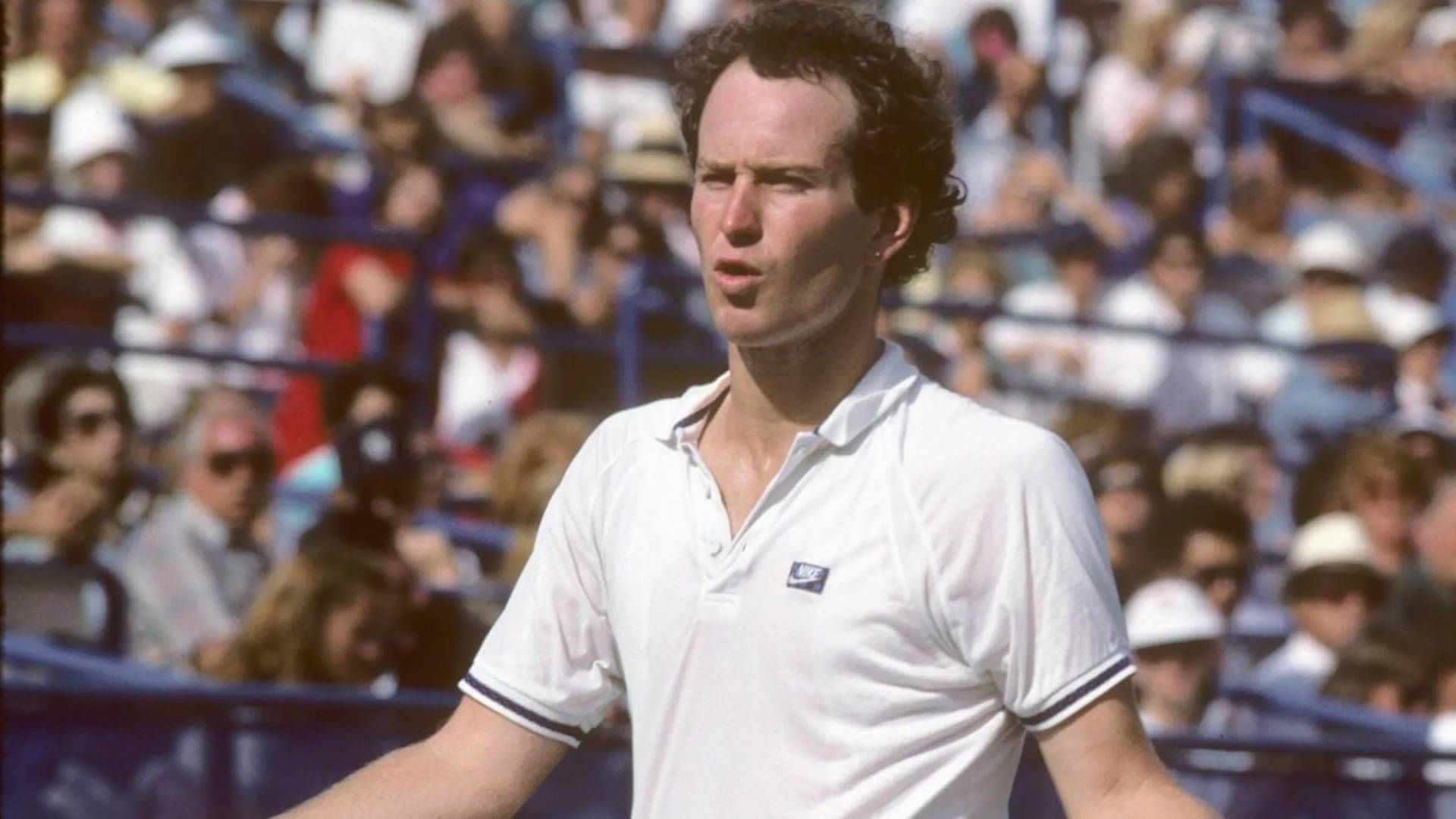 1920x1080 Download John McEnroe In A Tennis Match Wallpaper