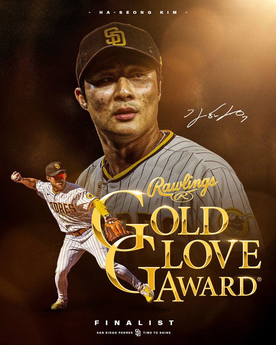 960x1200 Congratulations To Ha Seong Kim On Being Named A 2022 Gold Glove Award Finalist!