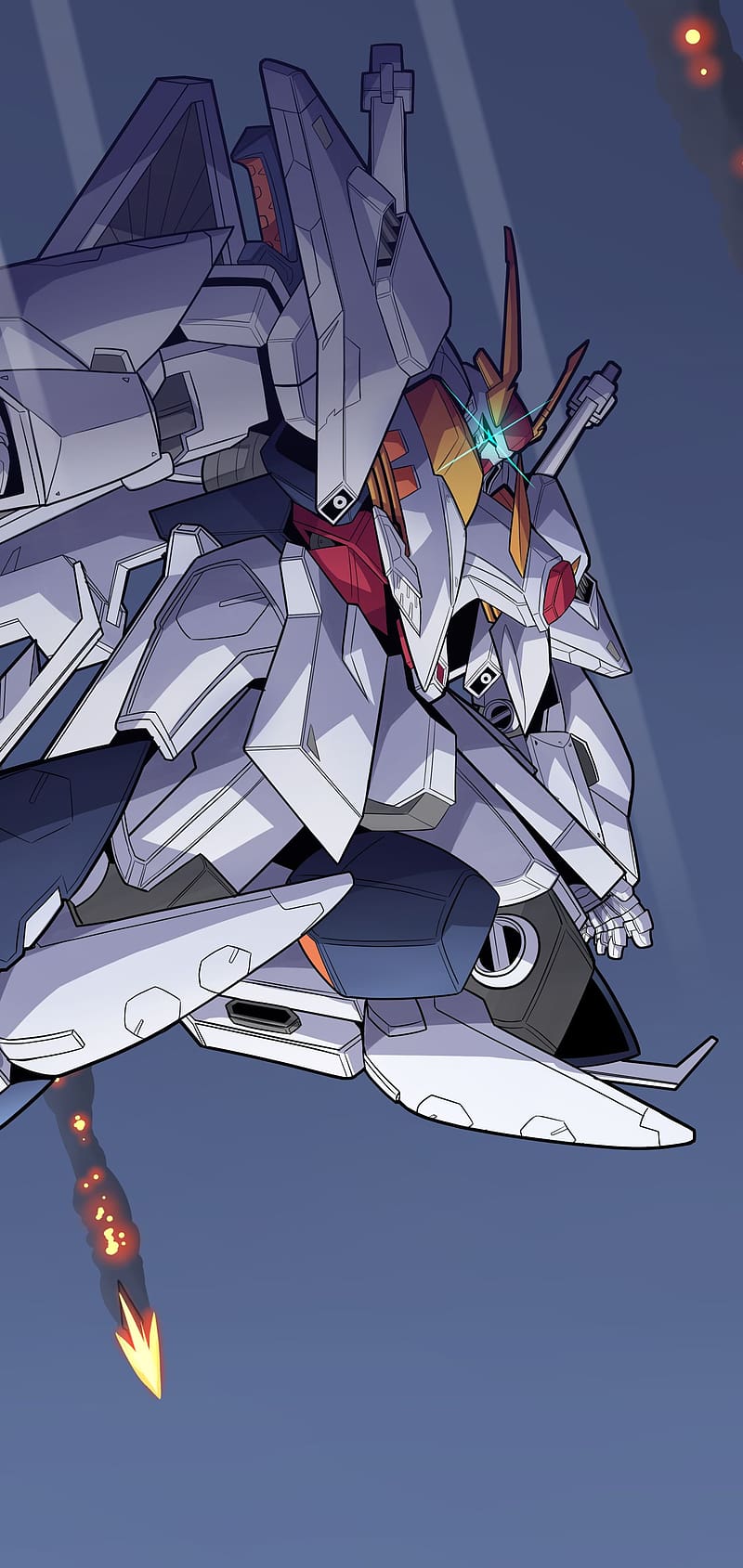 800x1689 Video Game, Gundam, Xi Gundam, HD phone wallpaper