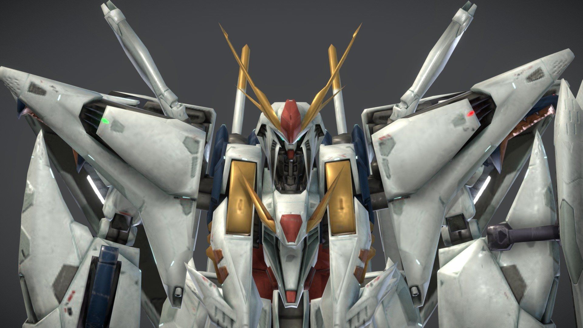 1920x1080 RX 105 Xi Gundam Model By Toxiccoat [6c3bb16]