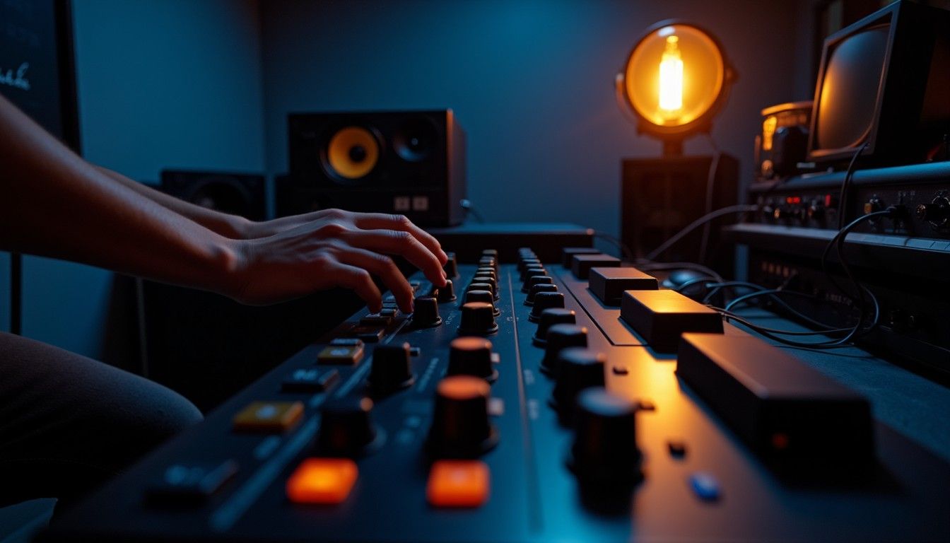1344x768 Free Music Production Focus Image, Production, Studio