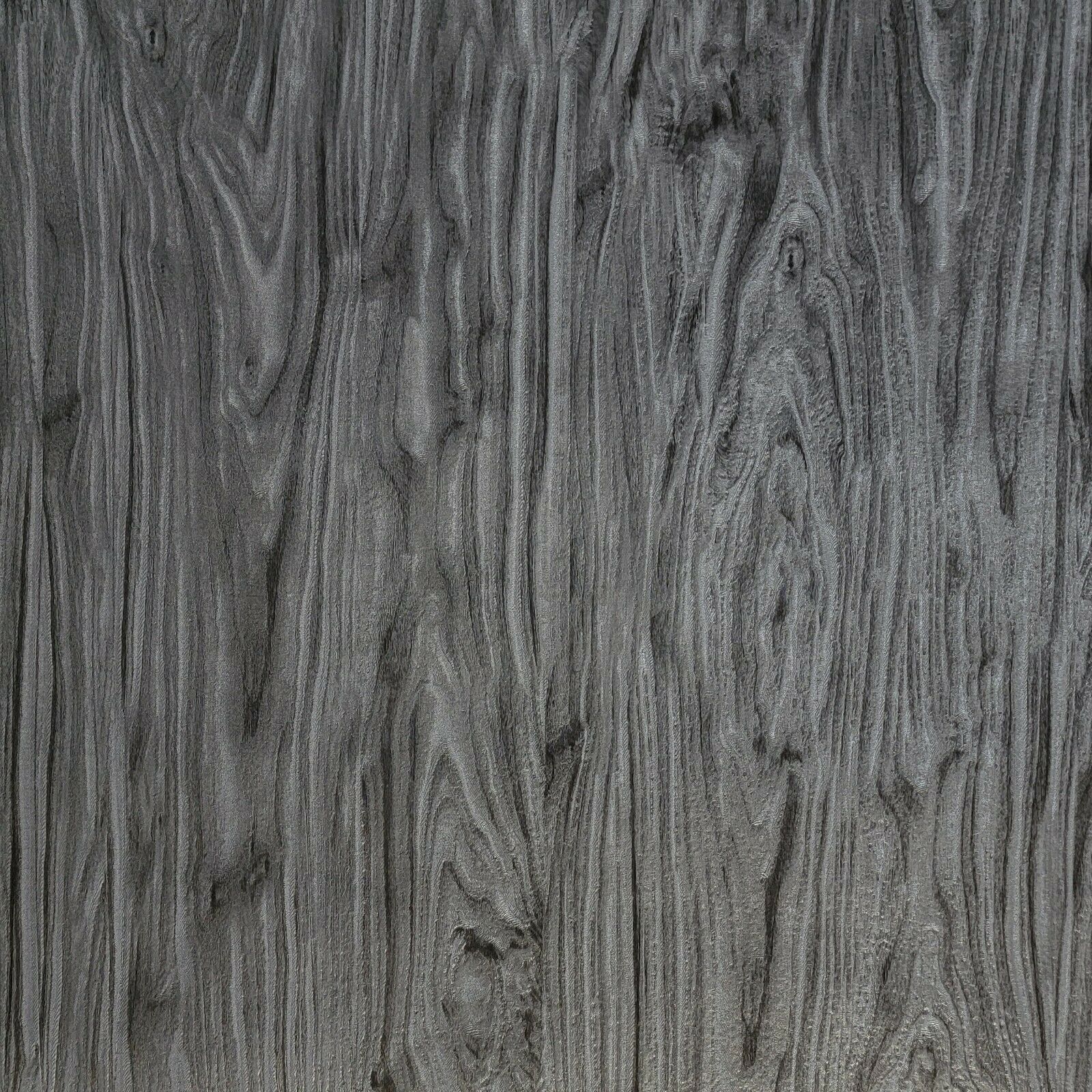 1600x1600 Z3428 Zambaiti Charcoal Gray Silver metallic faux wood textures Wallpaper