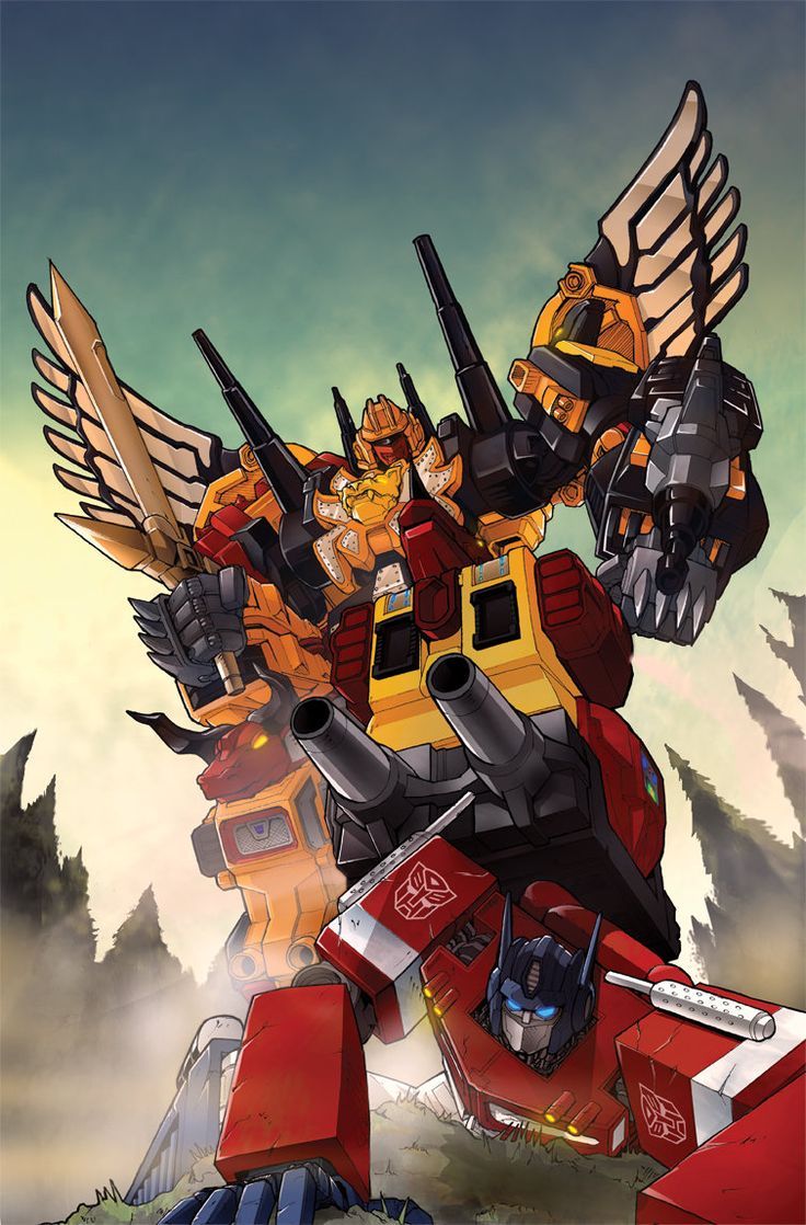 736x1118 Predaking crushing Optimus Prime