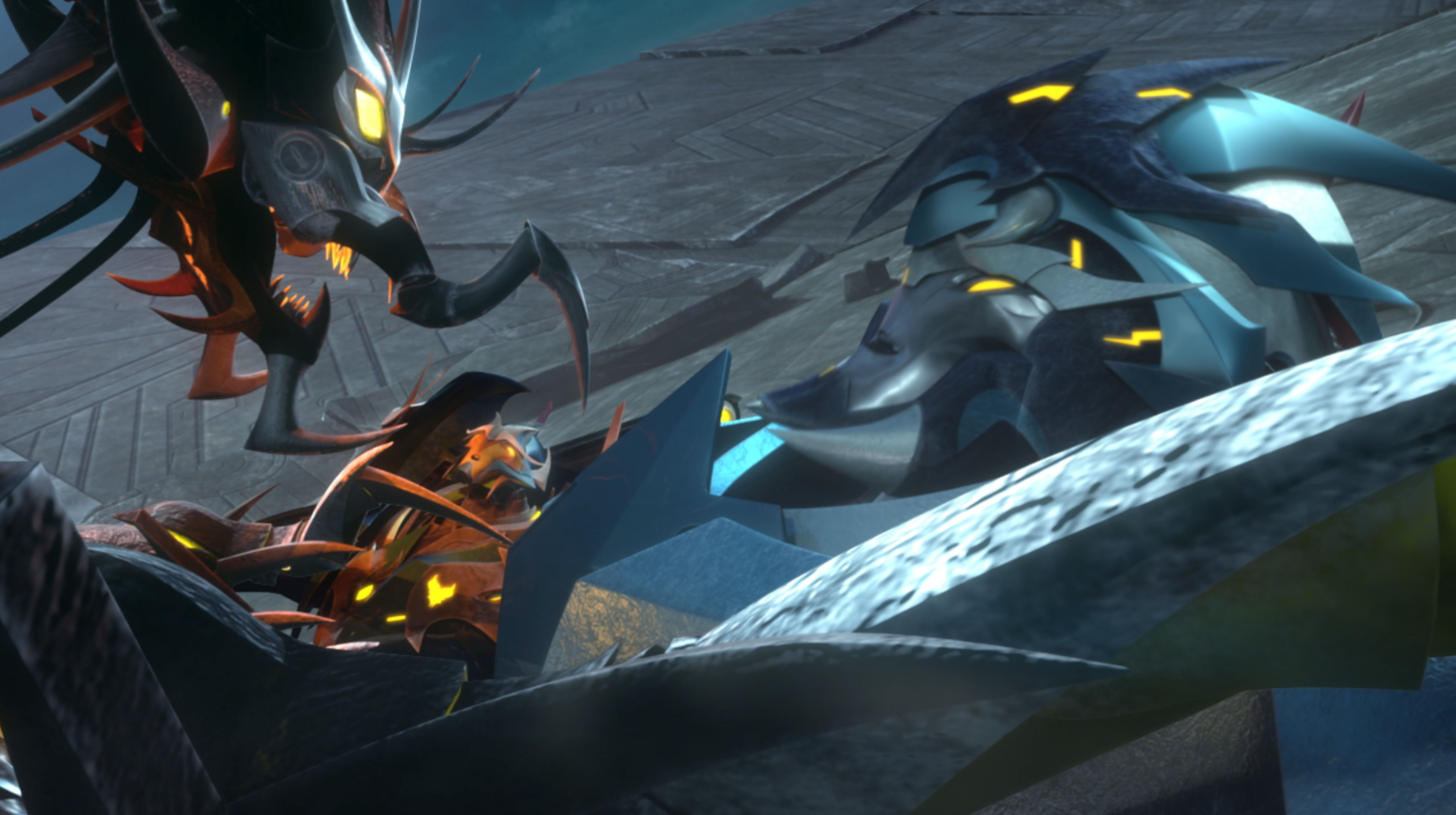 9299x5208 Transformers Prime Beast Hunters: Predacons Rising (2013)
