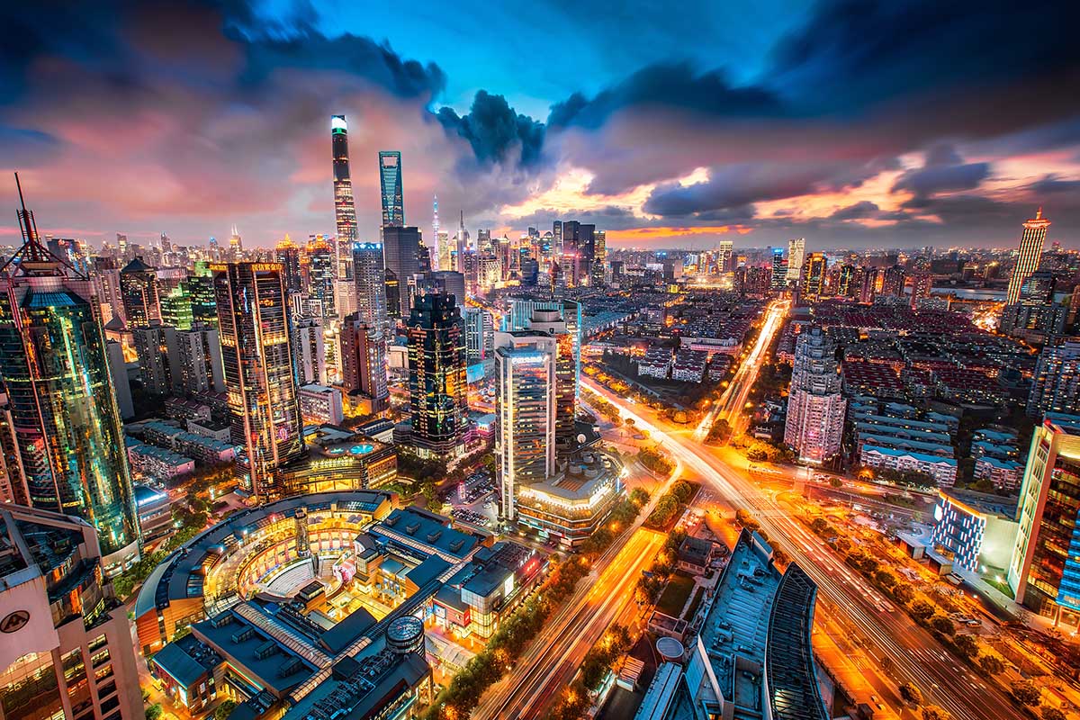 1200x800 Shanghai City Night View Wallpaper Malaysia